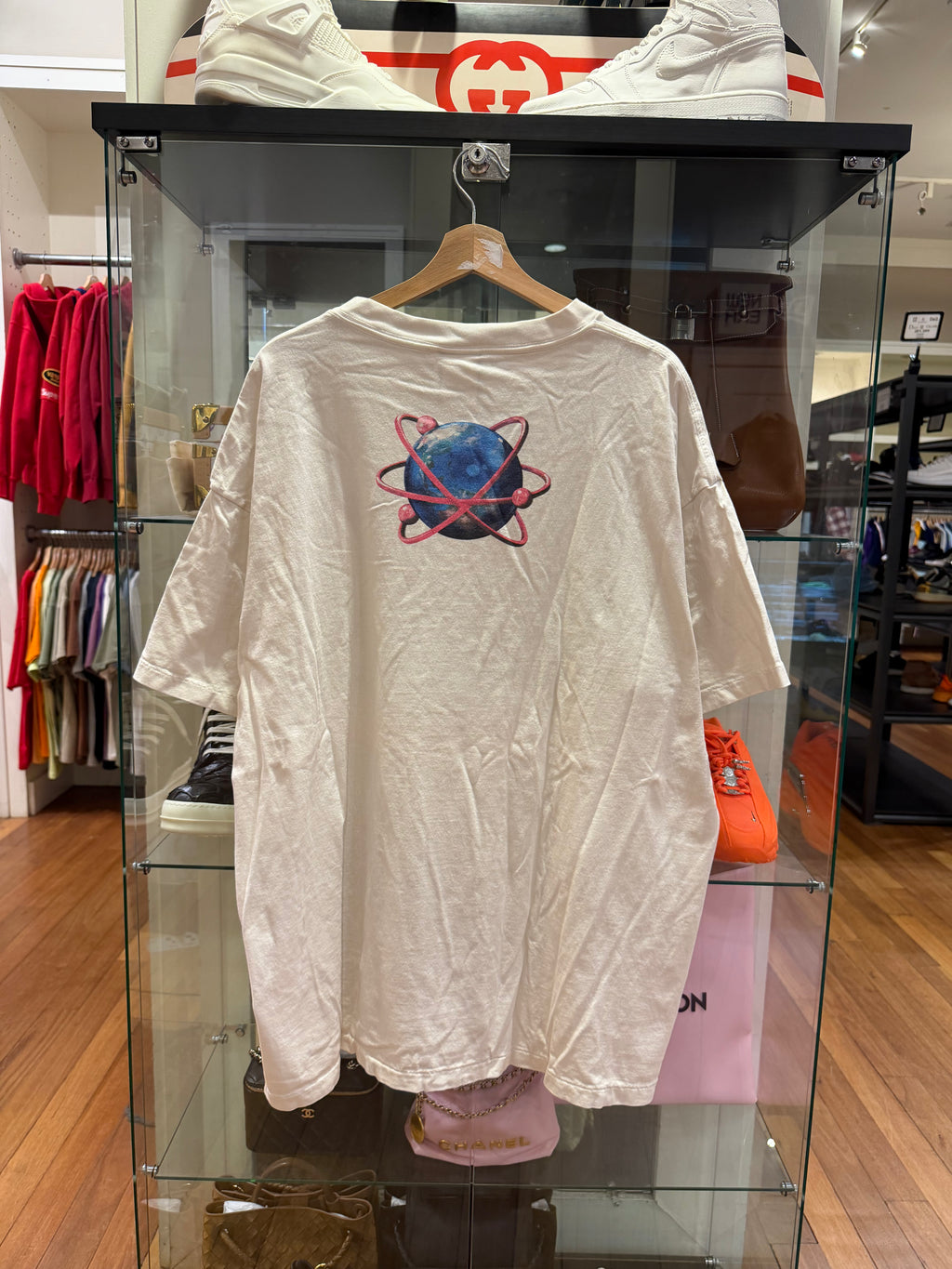 Saint Michael Iron Baby Tee -Vintage White