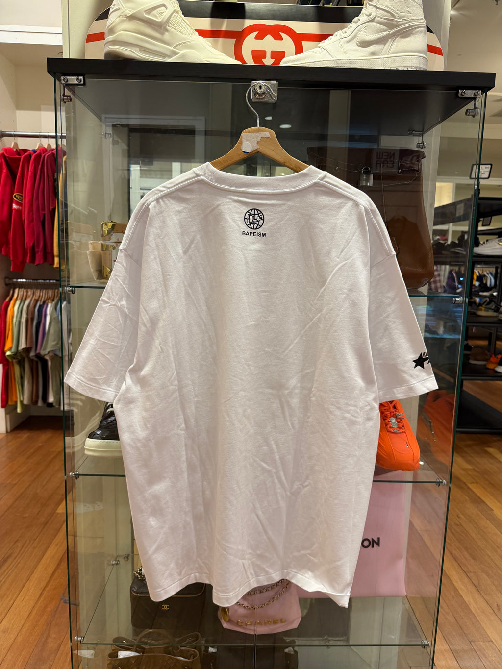 Bape x KidSuper Bapeism Logo Tee - White