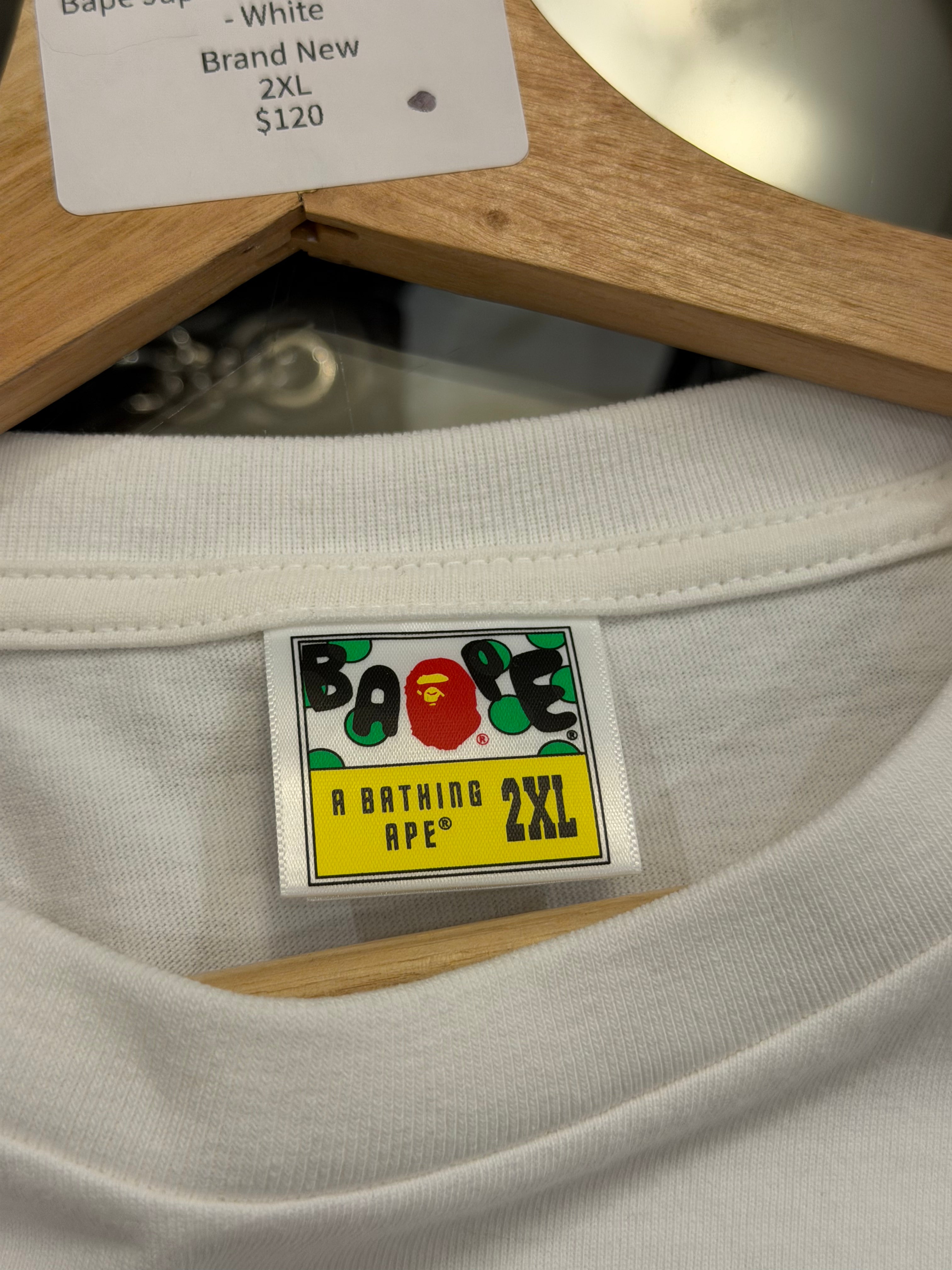 Bape Japan Baby Milo Tee #1- White