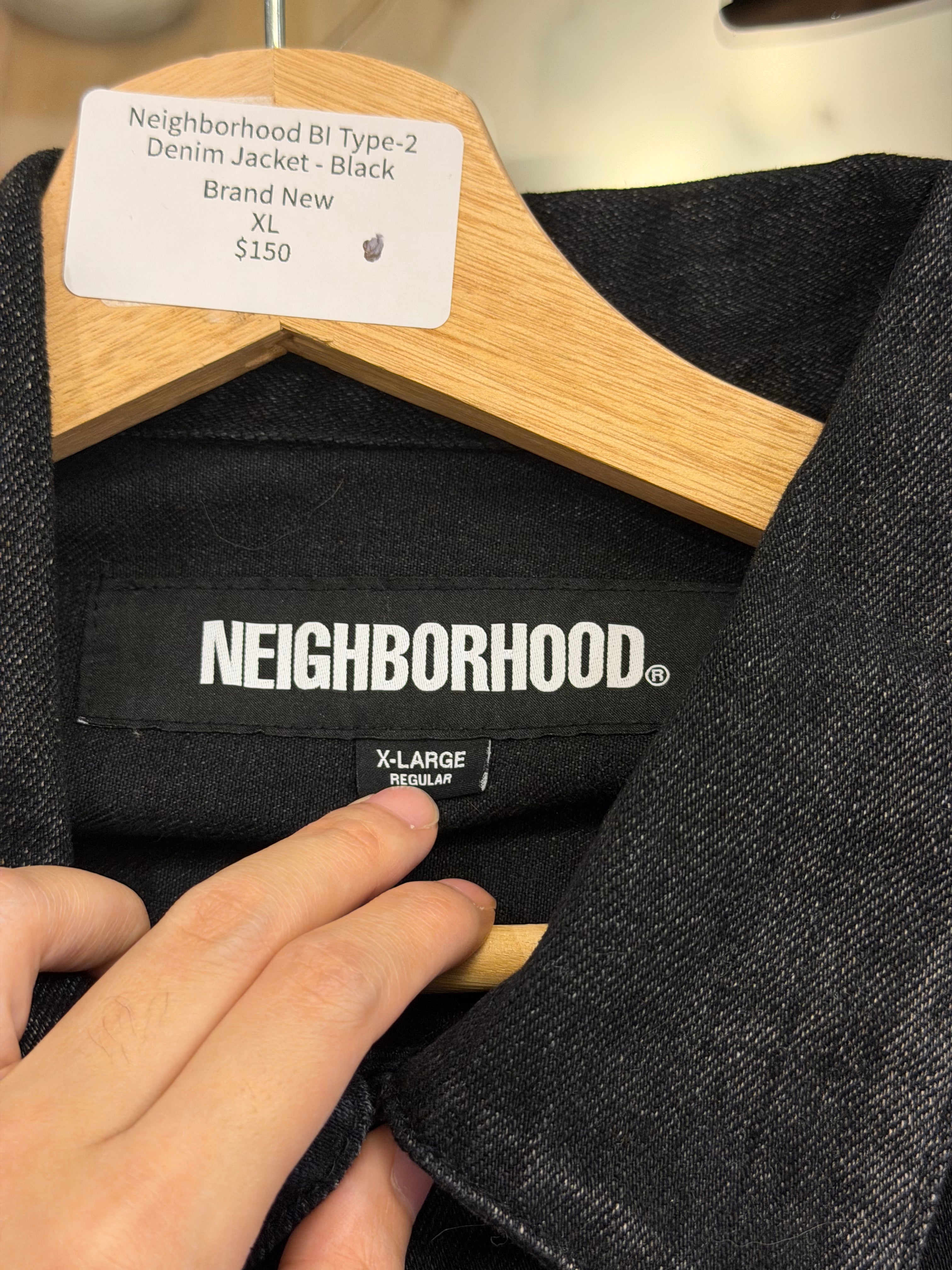 Neighborhood BI Type-2 Denim Jacket - Black