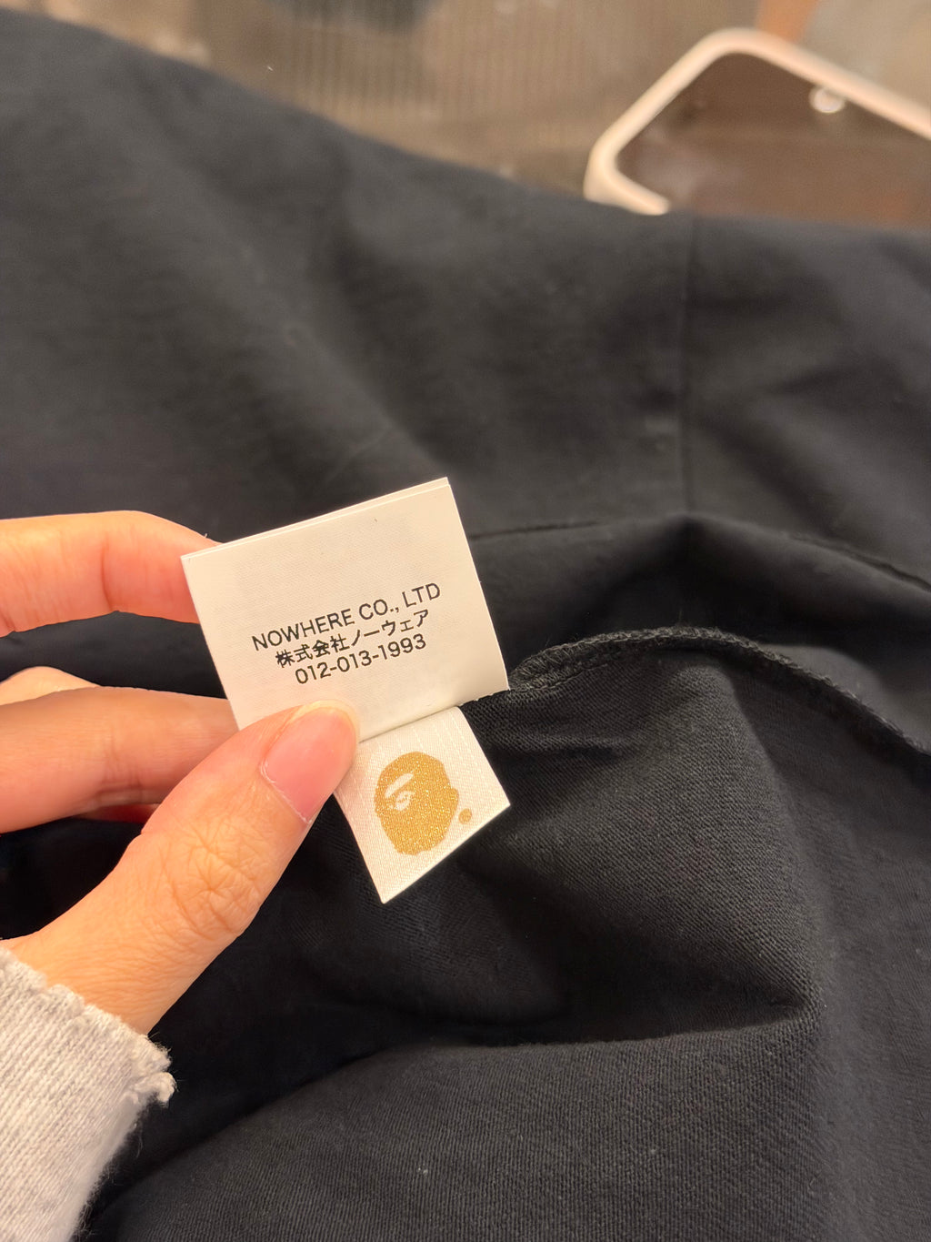 BAPE x APC Tee - Black