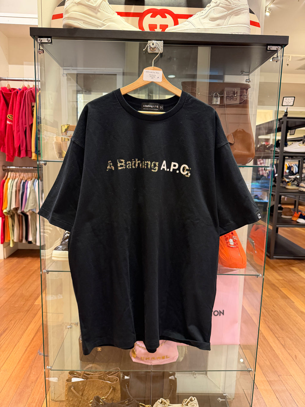 BAPE x APC Tee - Black