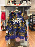 Bape x Heron Preston Mix 1st Camo Shark Relaxed Fit Full LIP HoodIe