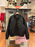 Supreme FW21 Pebbled Leather Varstiy Jacket - Black
