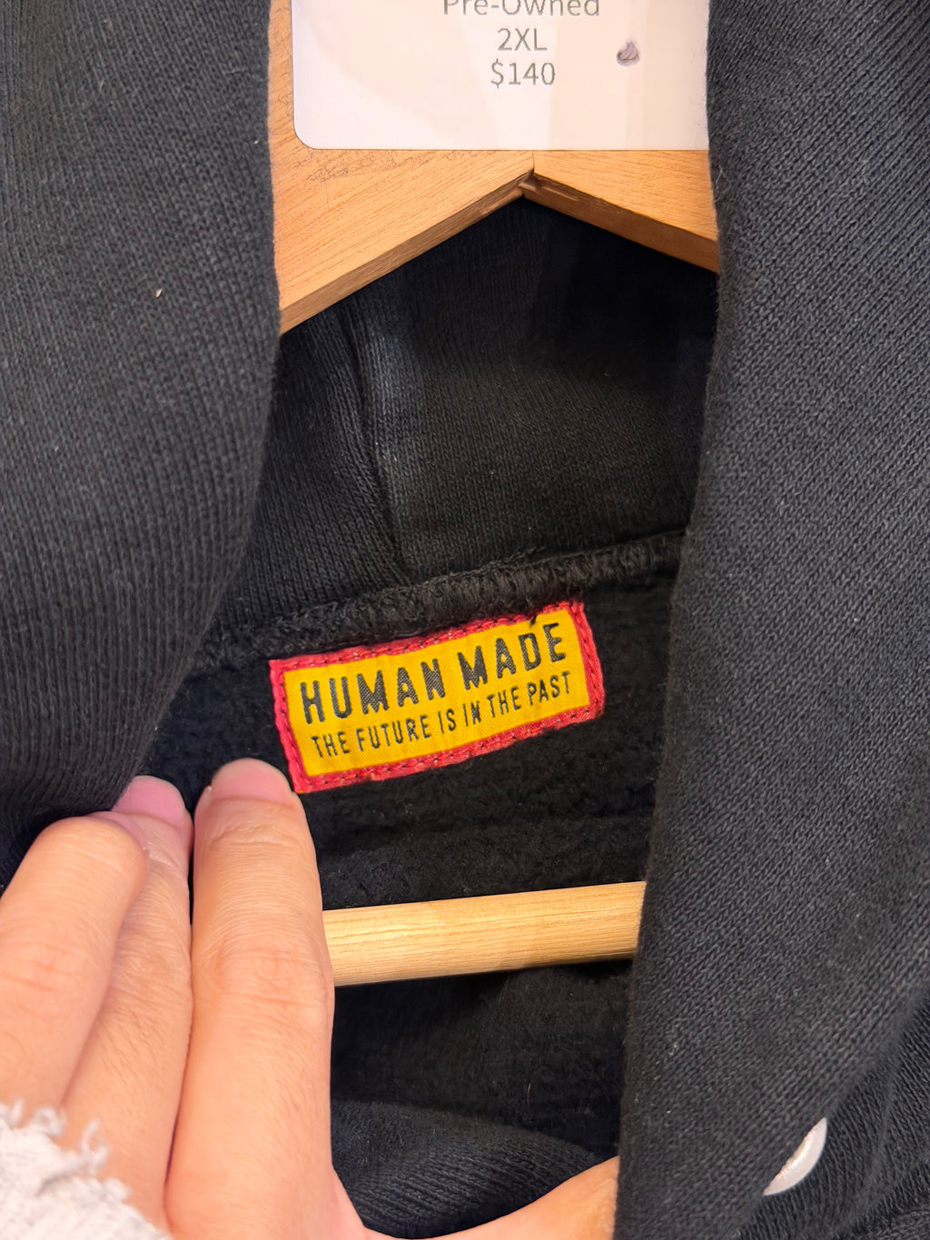 Human Made Apgujeong Store Excl. Animal Hoodie -Black