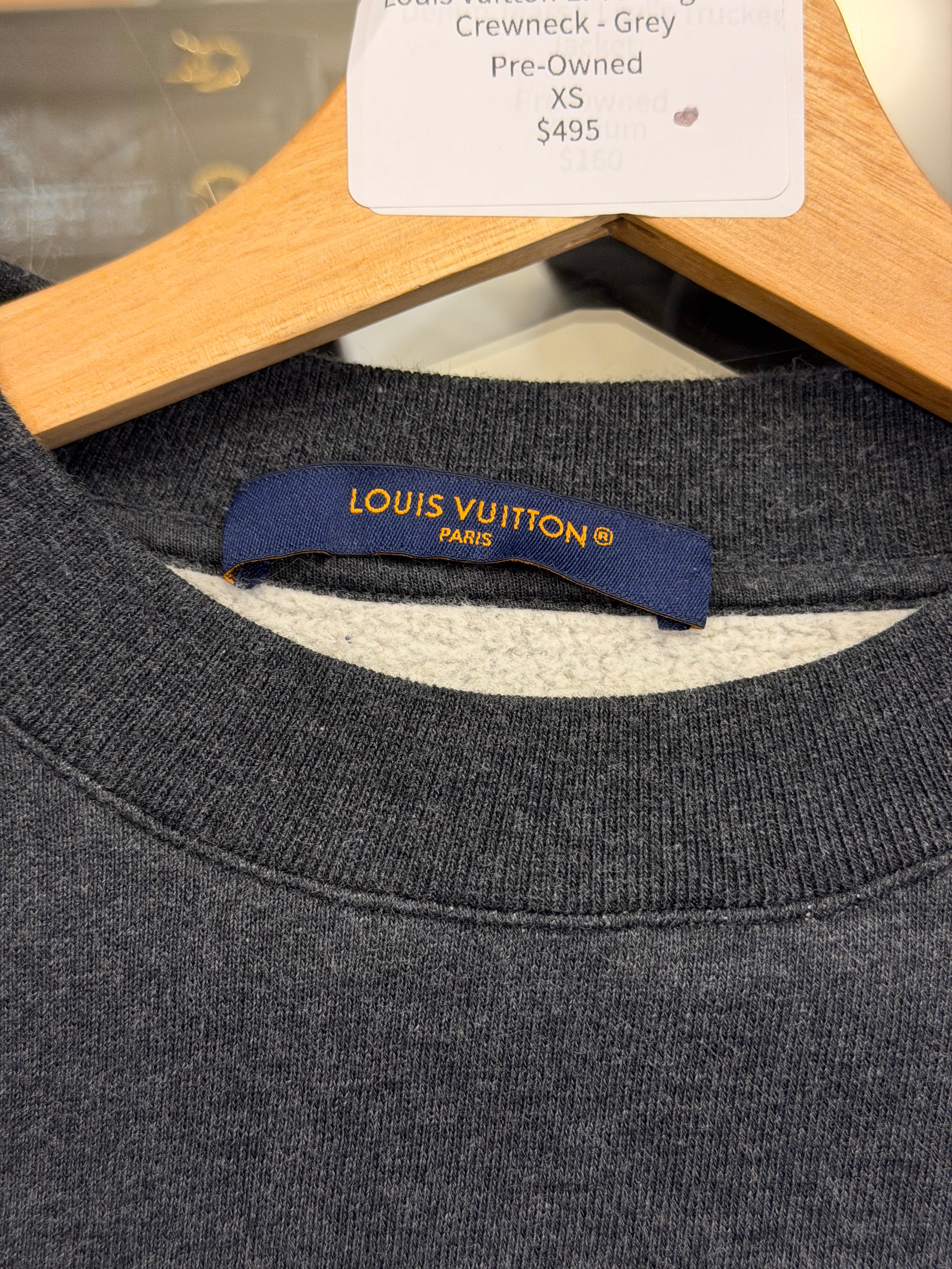 Louis Vuitton LV Monogram Crewneck - Grey