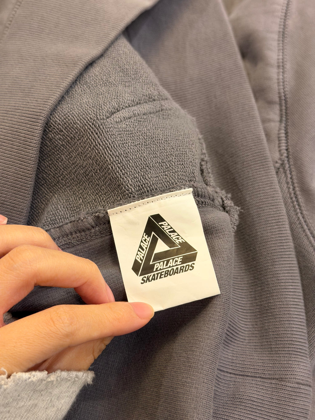 Palace x Porter Tri-Ferg Pullover Hoodie - Grey