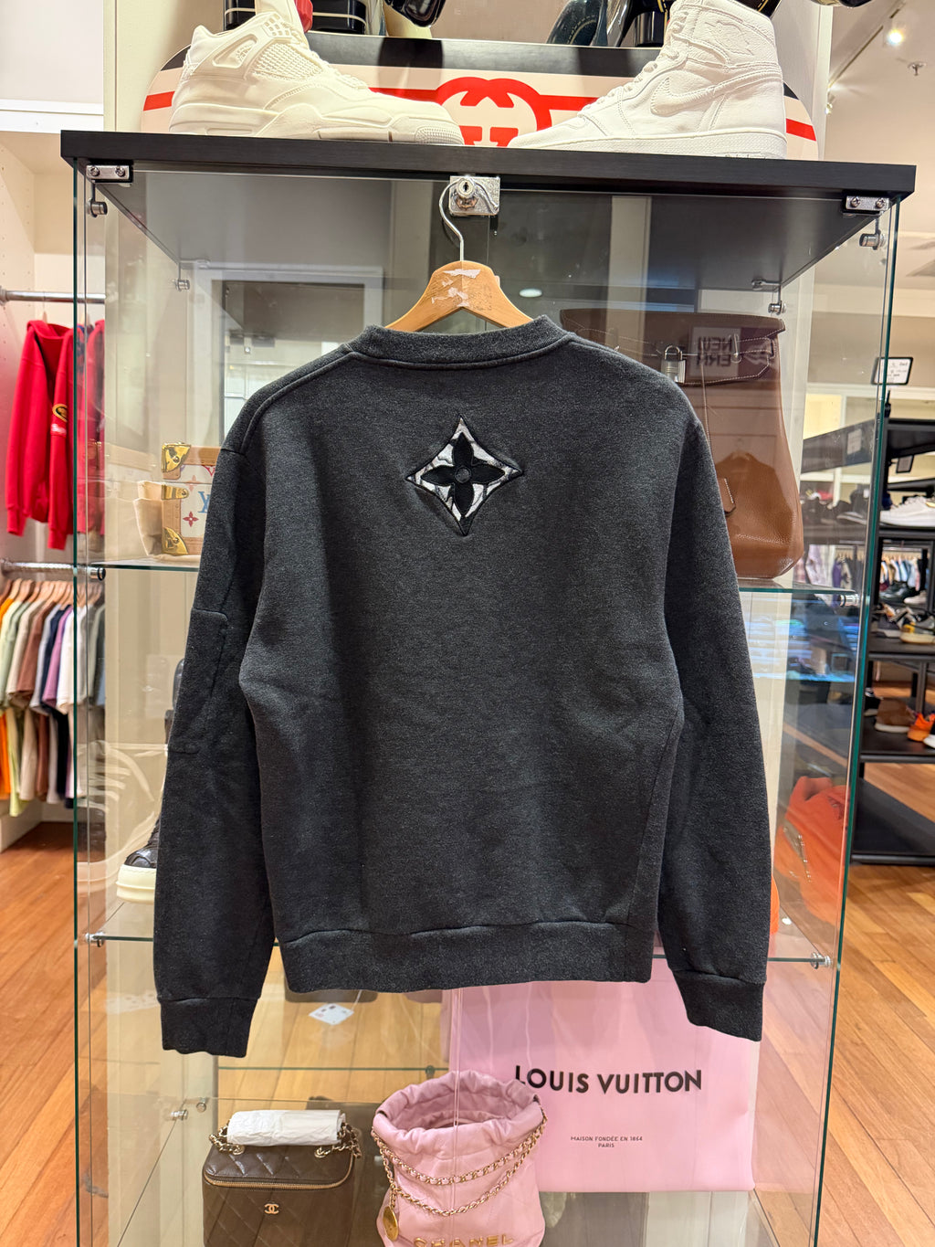 Louis Vuitton LV Monogram Crewneck - Grey