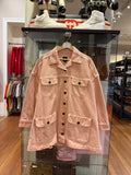 Brain Dead Goat Swing Denim Jacket - Pink