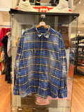 Thug Club Arab Sword Flannel Shirt - Blue