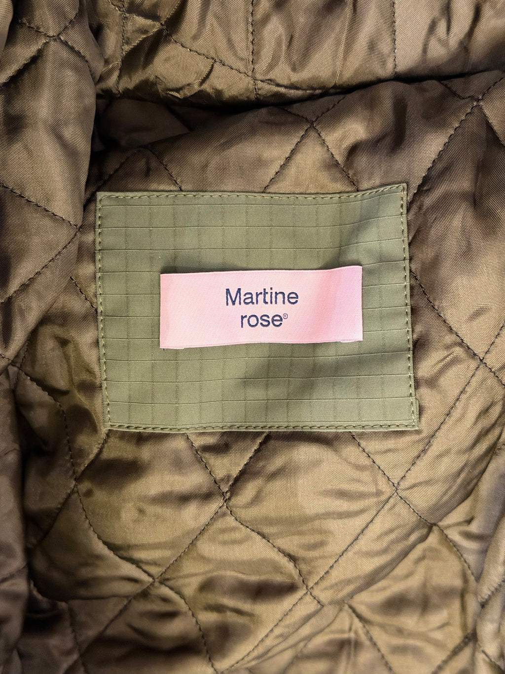 Martine Rose Reversible Sports Jacket - Green / Navy