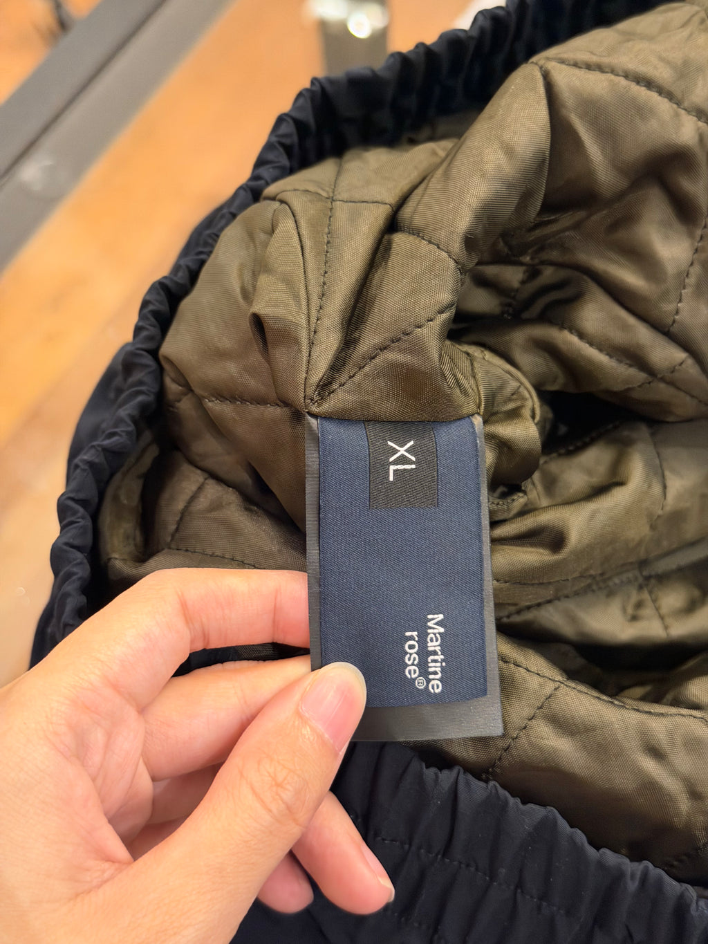 Martine Rose Reversible Sports Jacket - Green / Navy