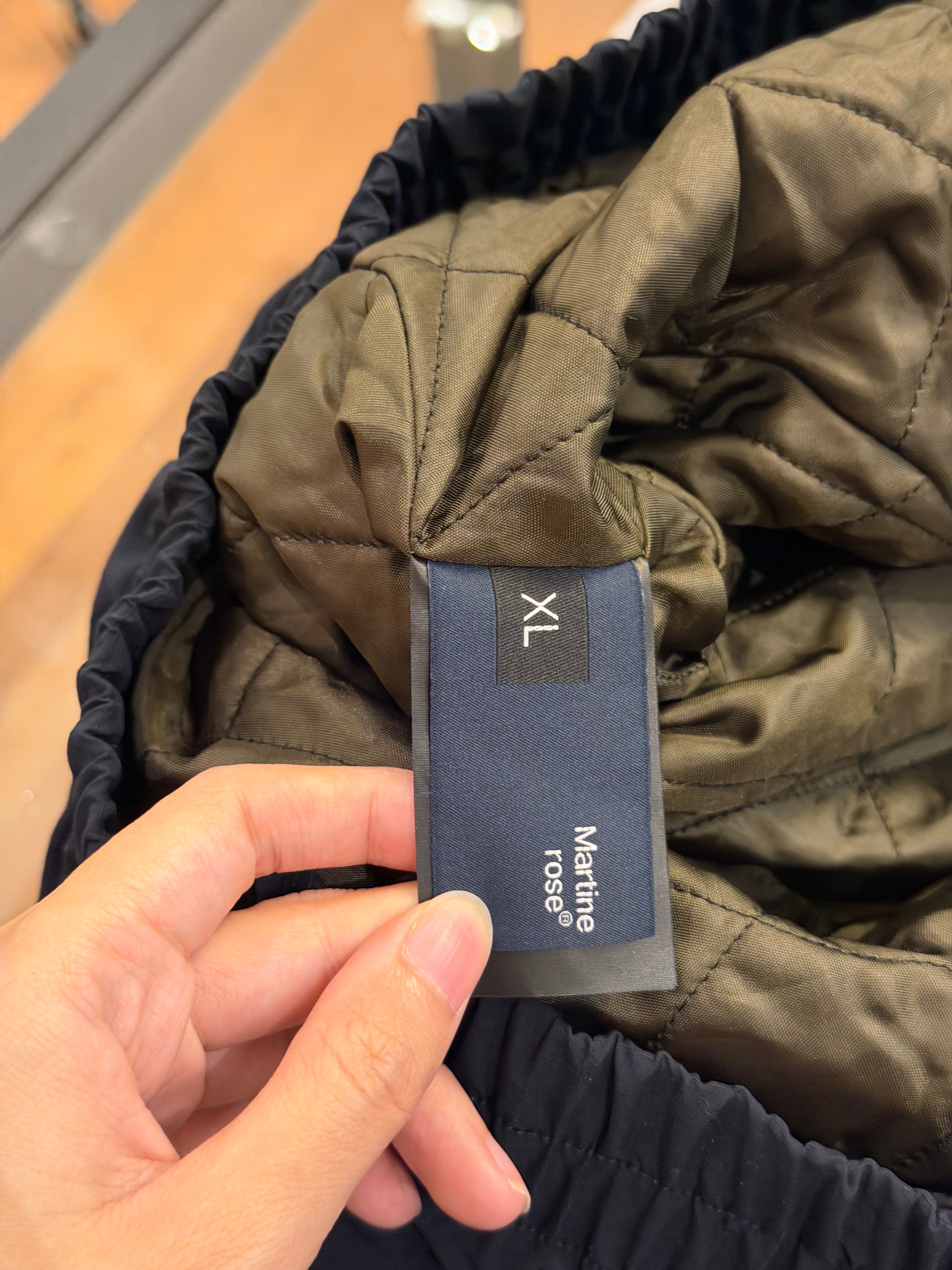 Martine Rose Reversible Sports Jacket - Green / Navy
