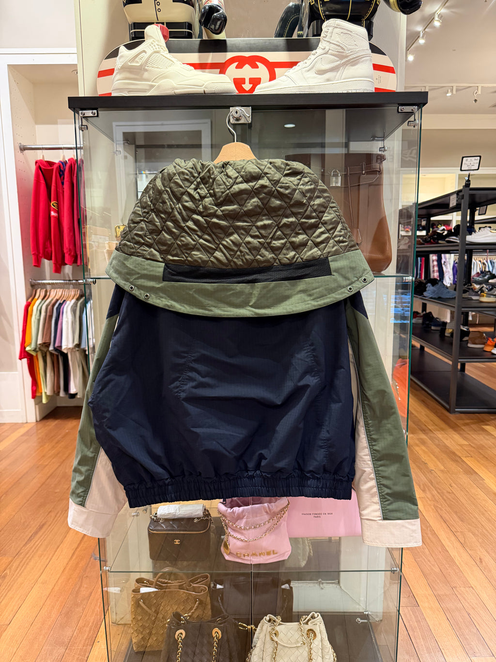 Martine Rose Reversible Sports Jacket - Green / Navy