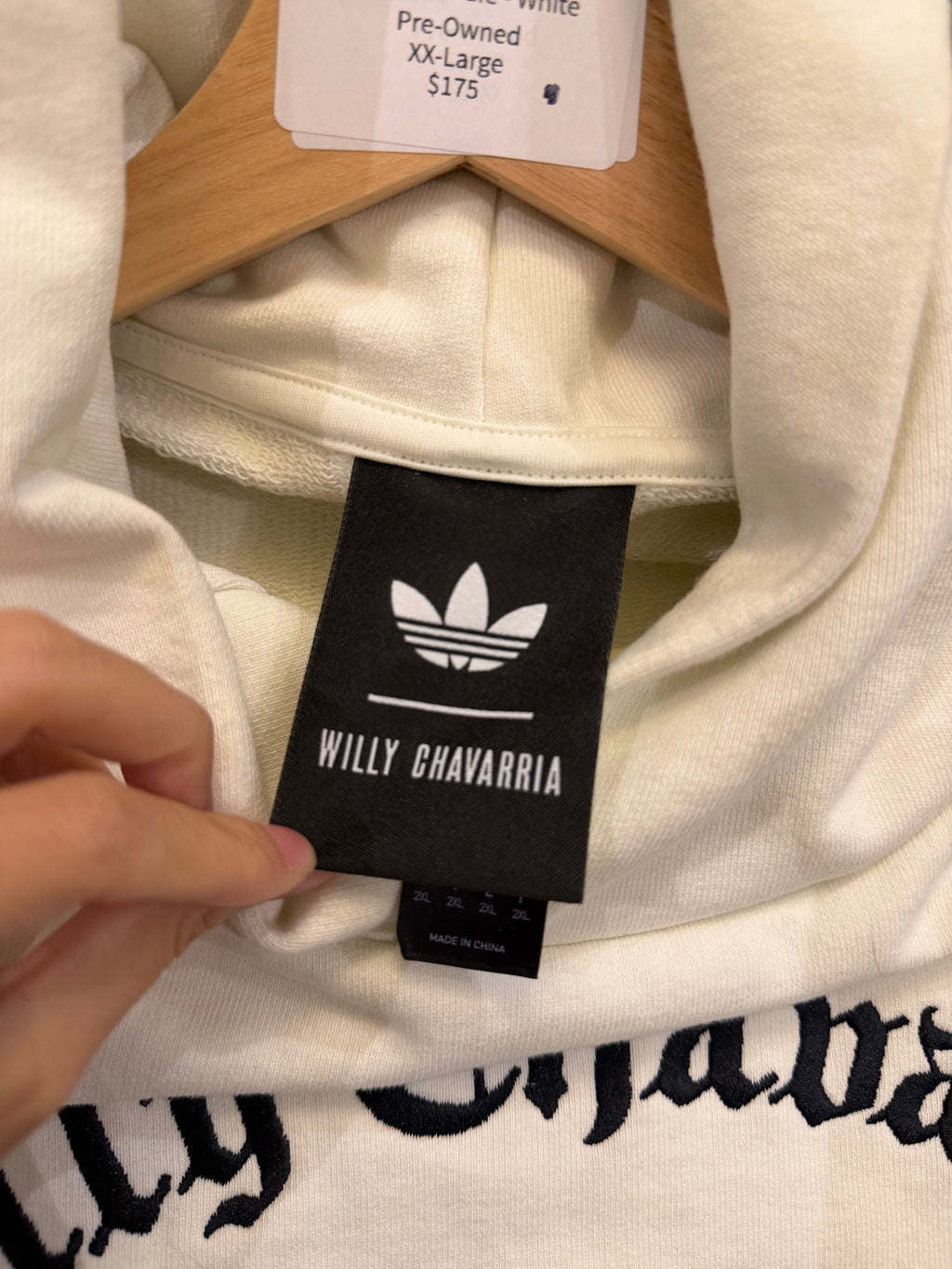 adidas × Willy Chavarria Merch Hoodie - White