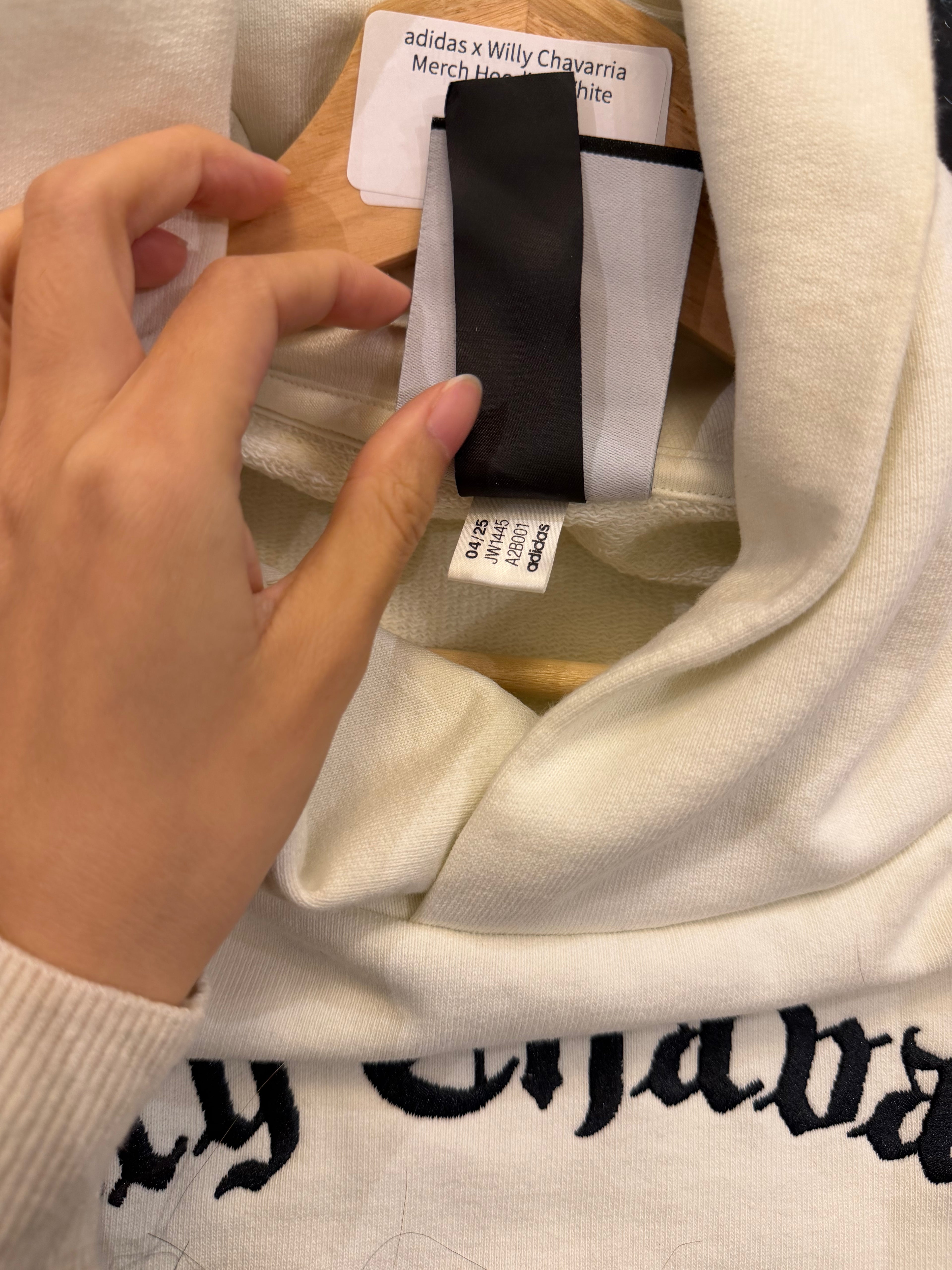 adidas × Willy Chavarria Merch Hoodie - White