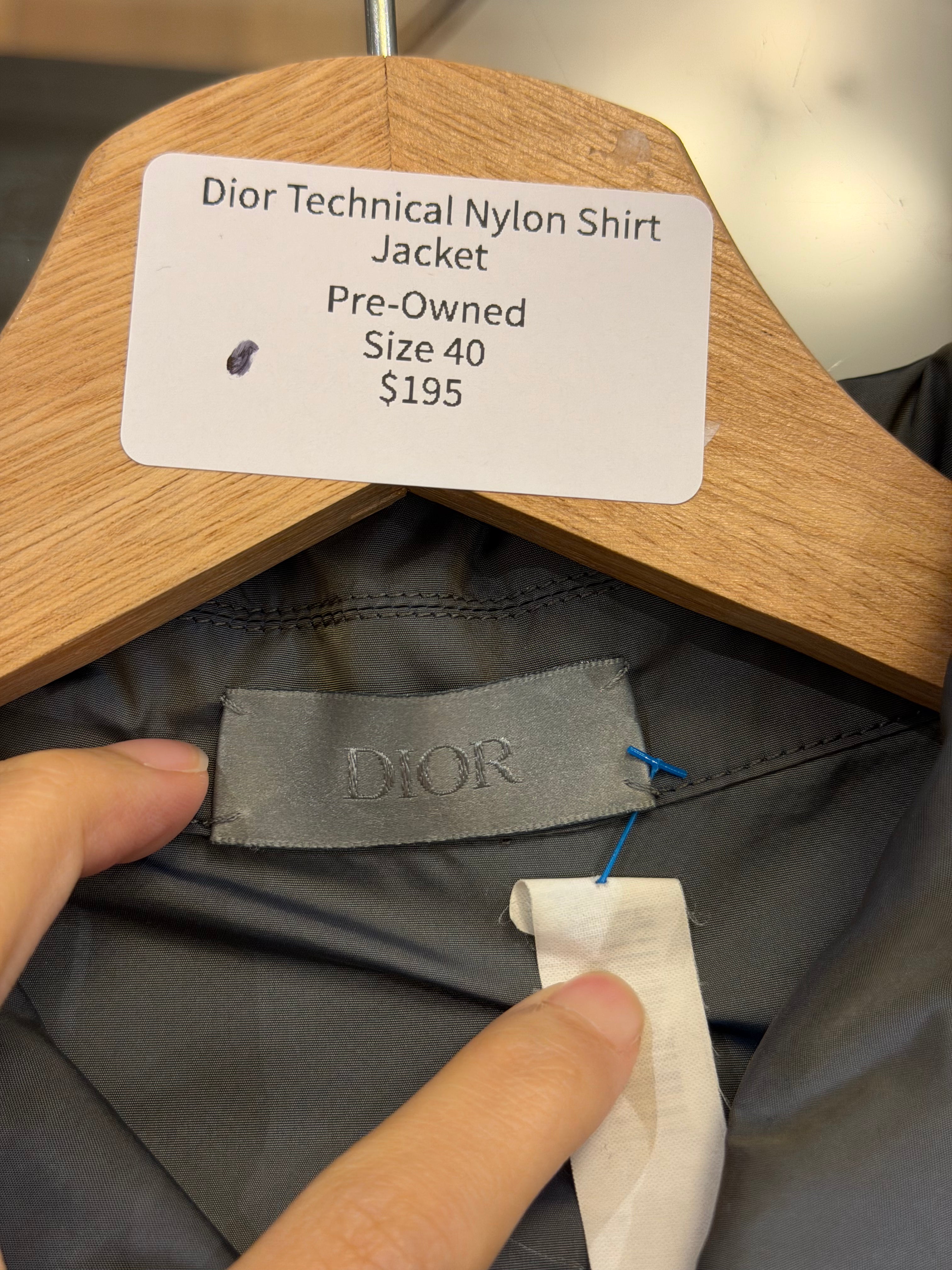 Dior Technical Nylon Shirt Jacket