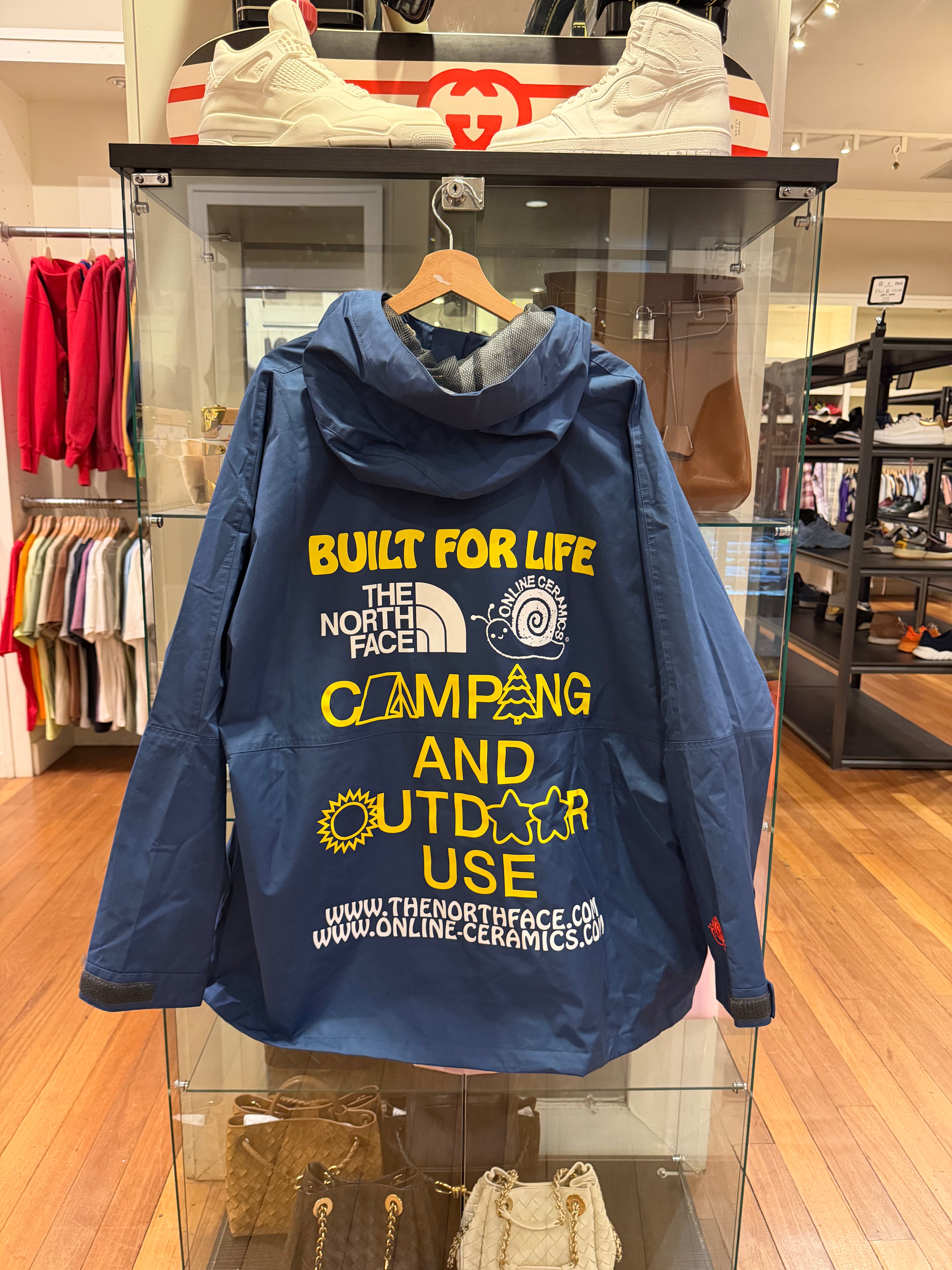 The North Face x Online Ceramics Windjammer Jacket- Shady Blue
