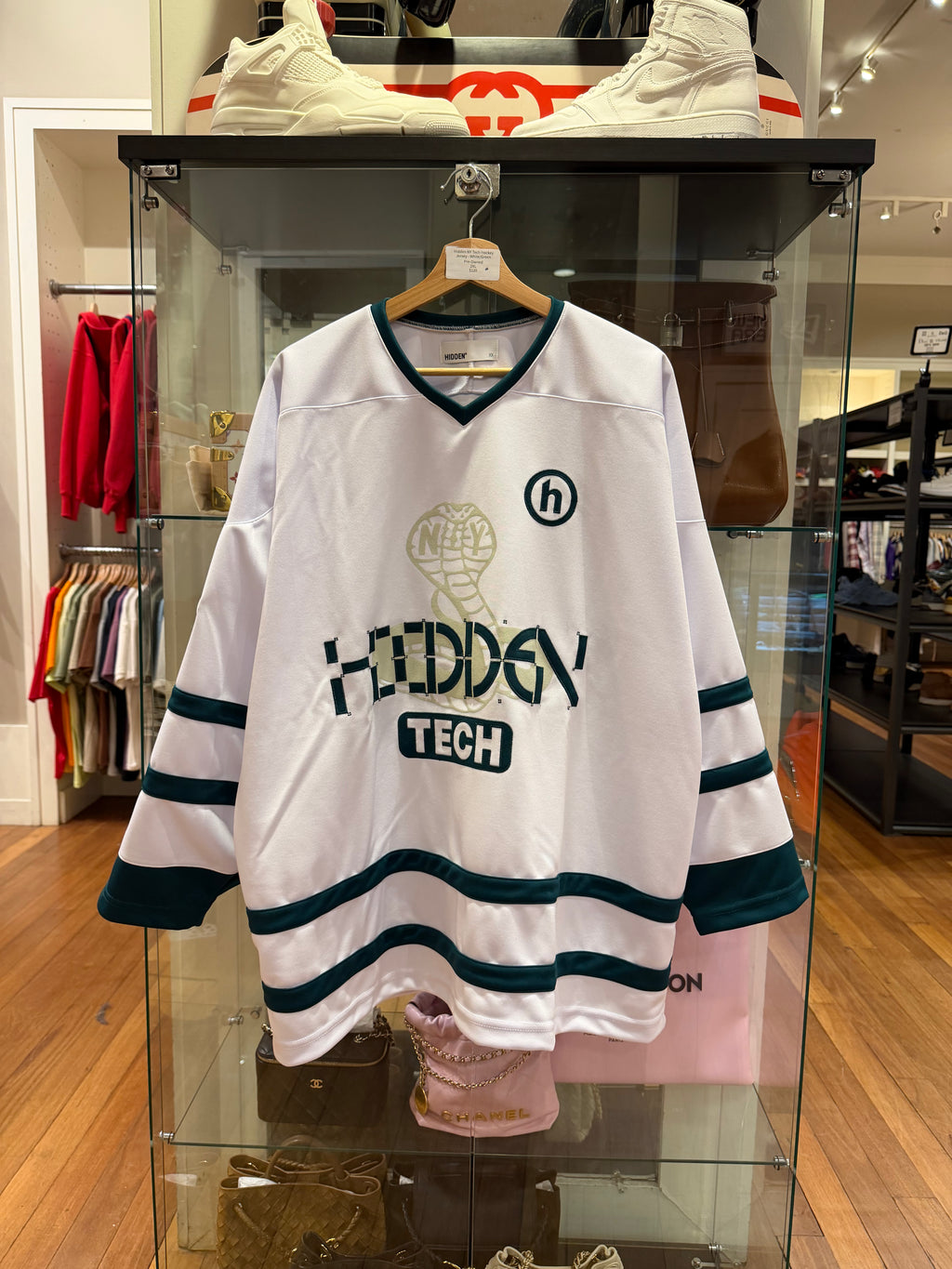 Hidden NY Tech Hockey Jersey - White/Green