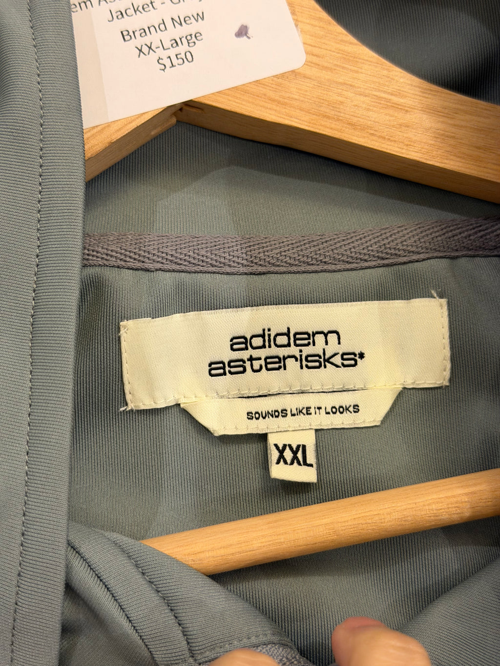 Adidem Asterisks Weave Track Jacket - Grey