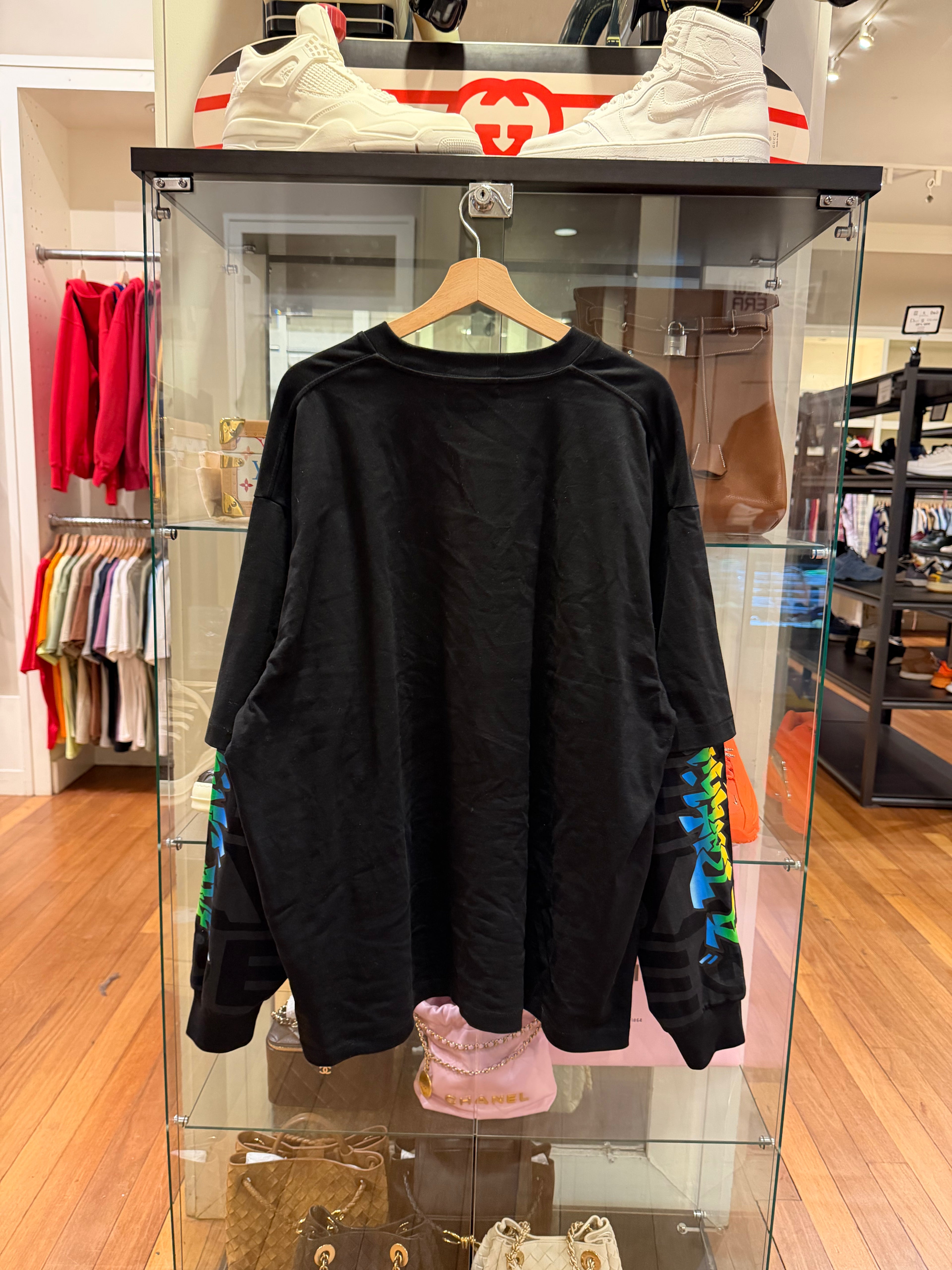 Bape Lux Sport Pattern Jacquard Hybrid Shirt - Black