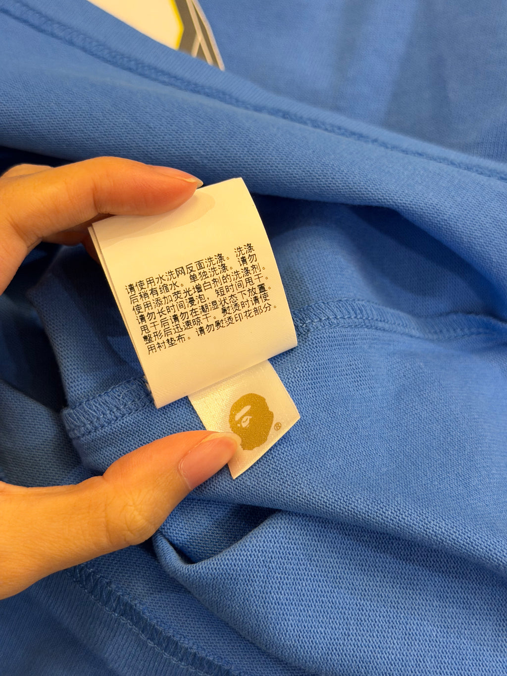 Bape Football Relaxed Fit LS -Blue
