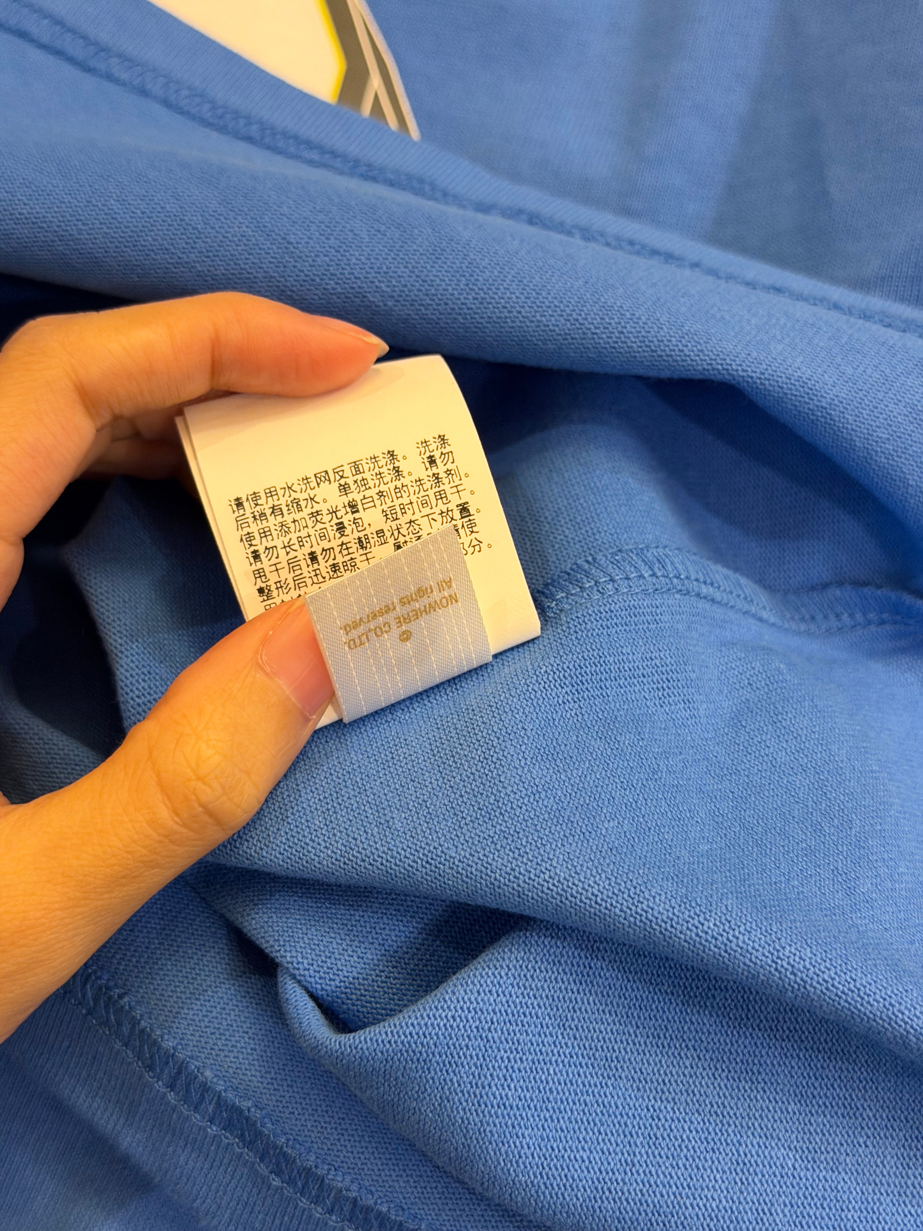 Bape Football Relaxed Fit LS -Blue