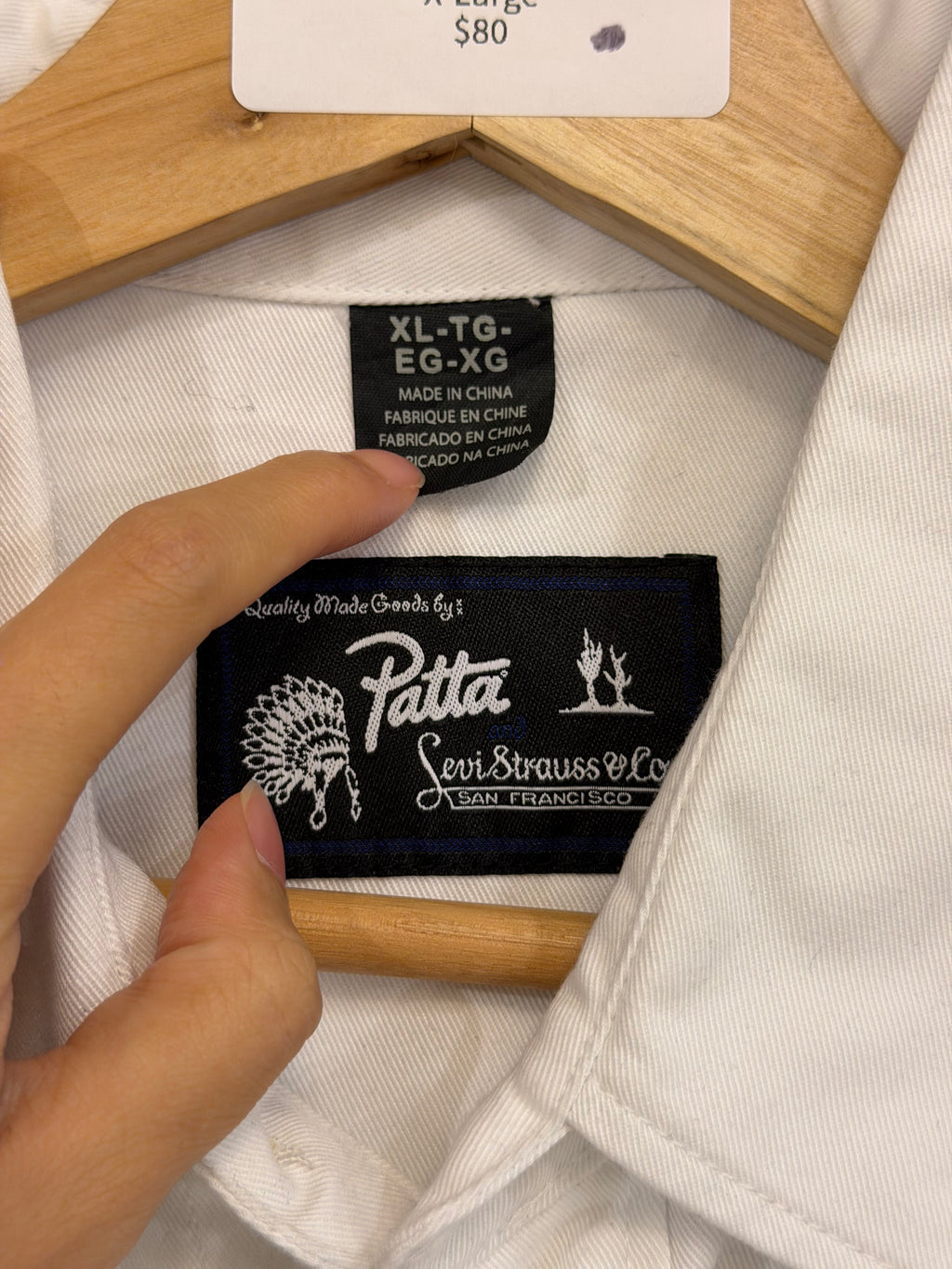 Patta x Levis Western Button Up Shirt - White