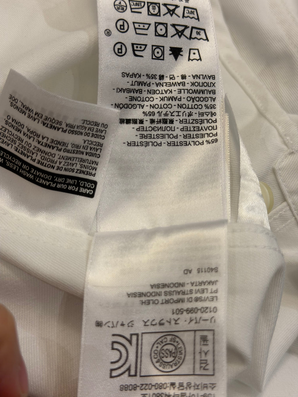 Patta x Levis Western Button Up Shirt - White