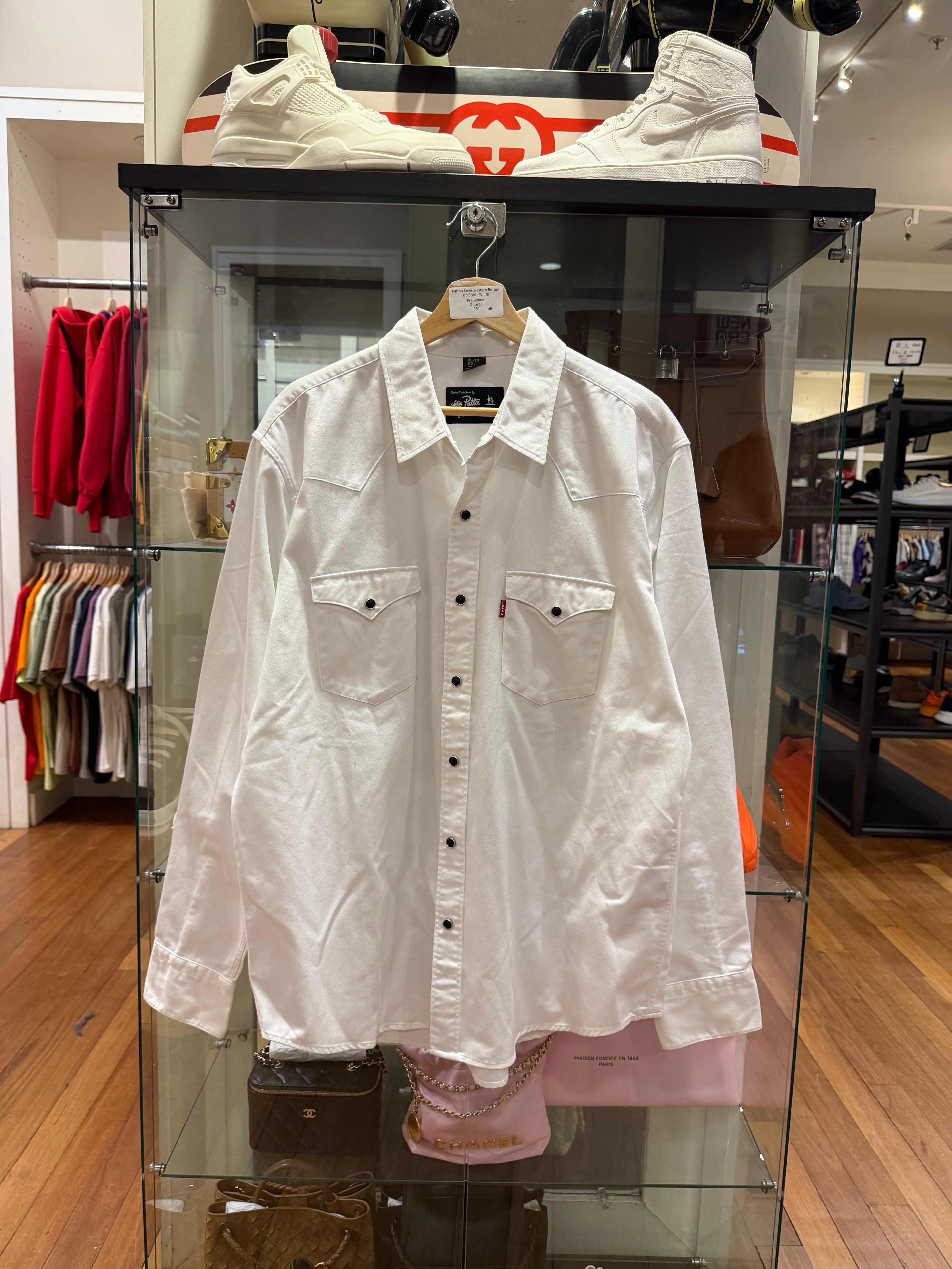 Patta x Levis Western Button Up Shirt - White