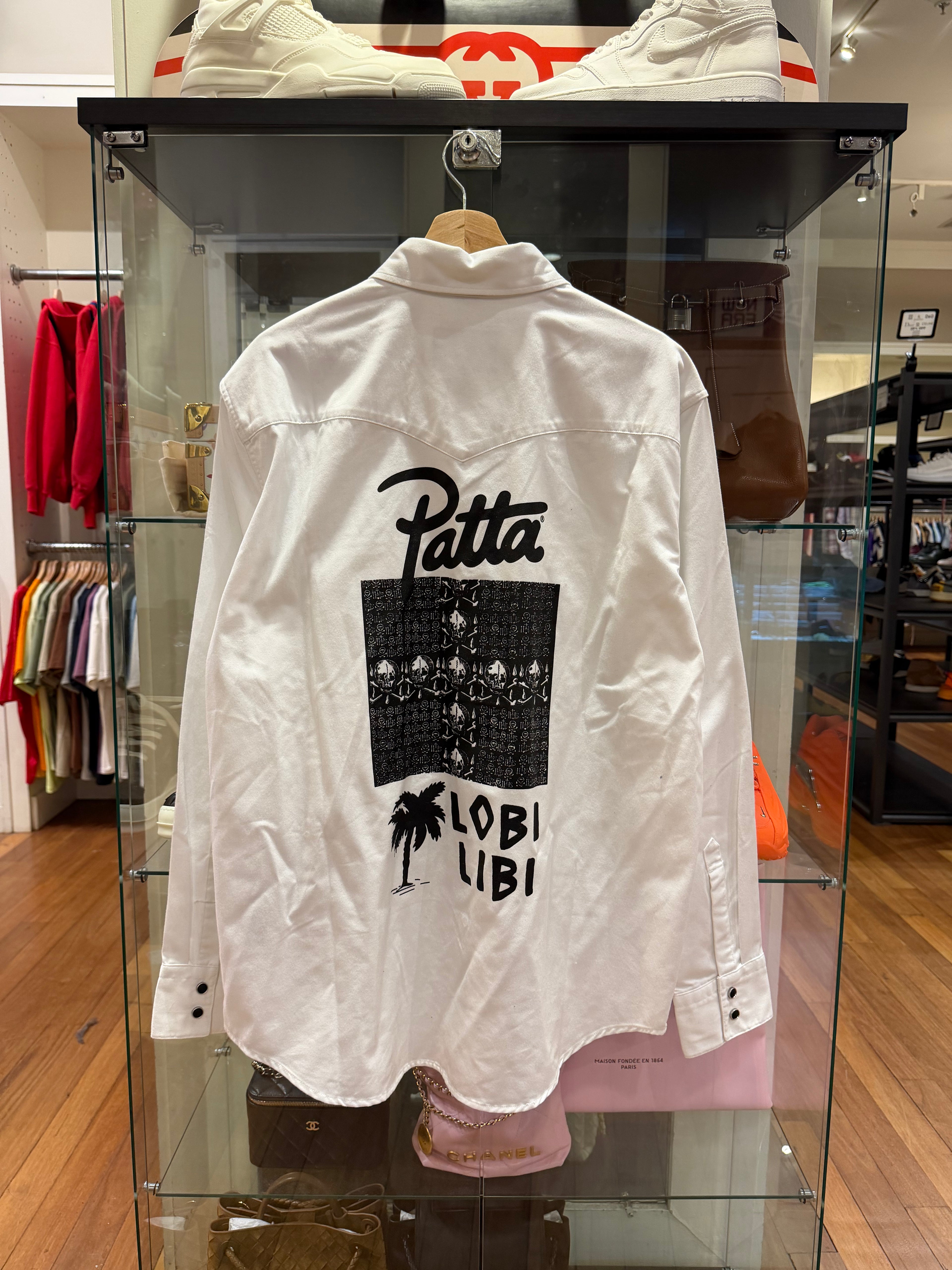 Patta x Levis Western Button Up Shirt - White