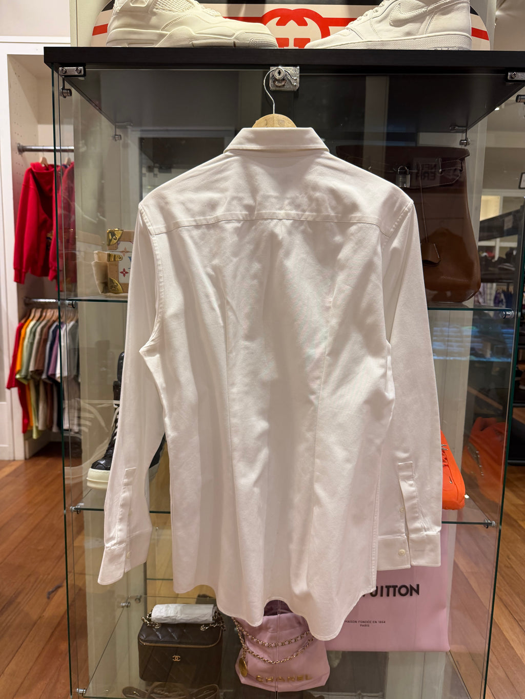 Givenchy Pierced Collar Poplin Button Down Shirt