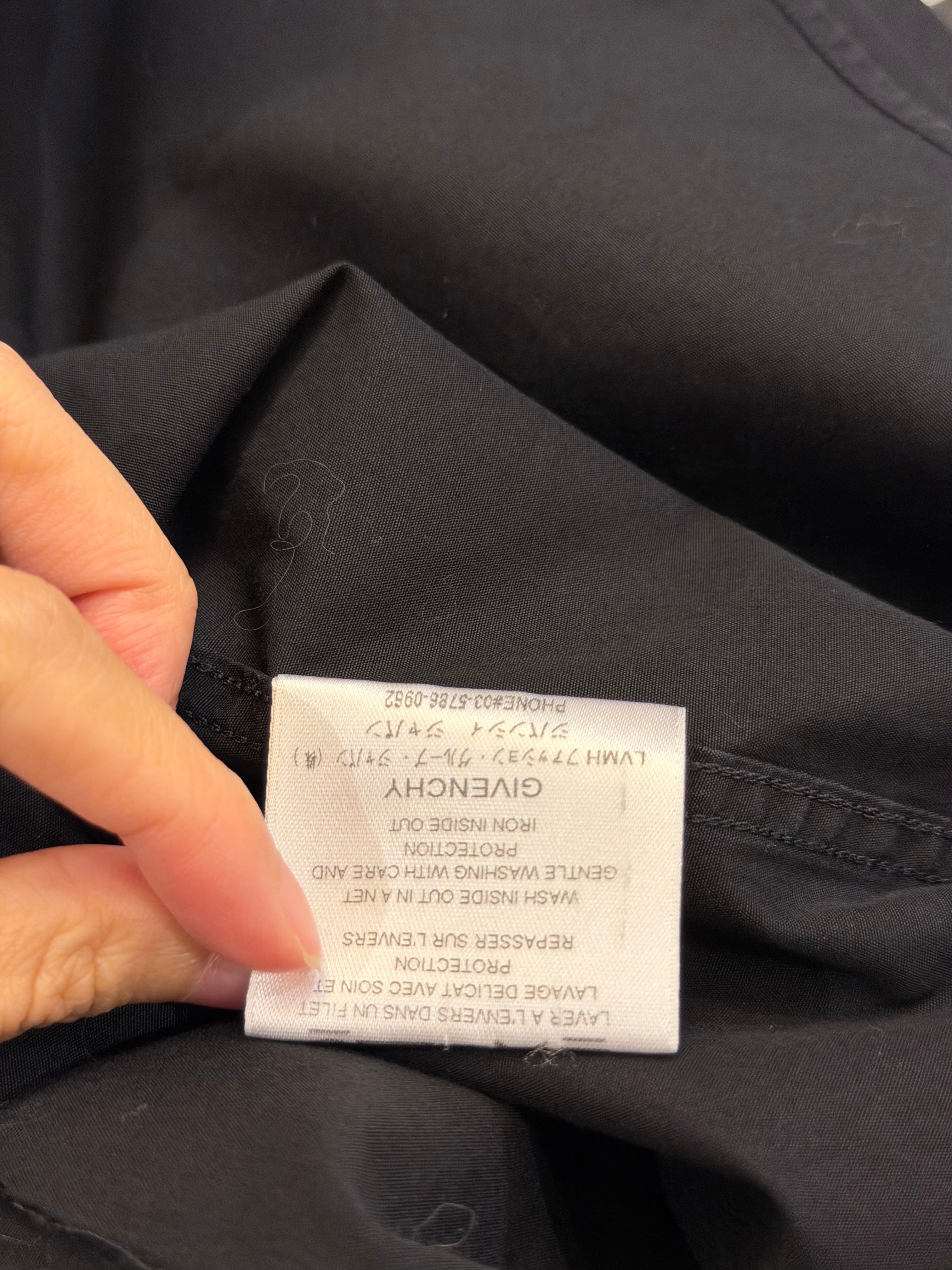 Givenchy Paris Signature Poplin Button Down Shirt