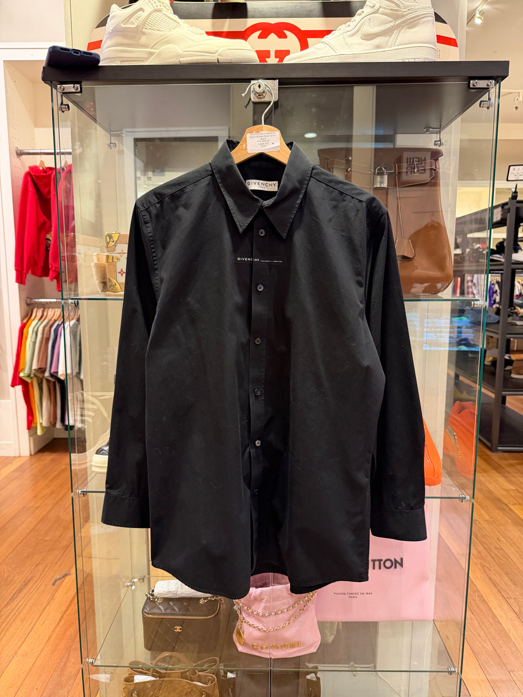 Givenchy Paris Signature Poplin Button Down Shirt
