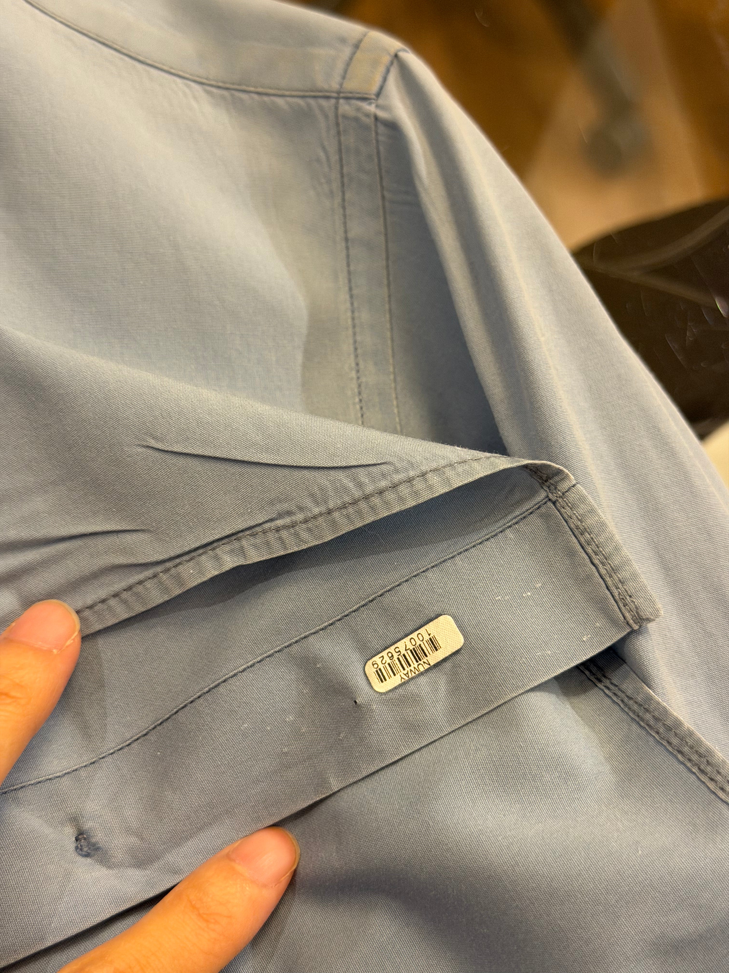 Salvatore Ferragamo Button Down Shirt - Blue