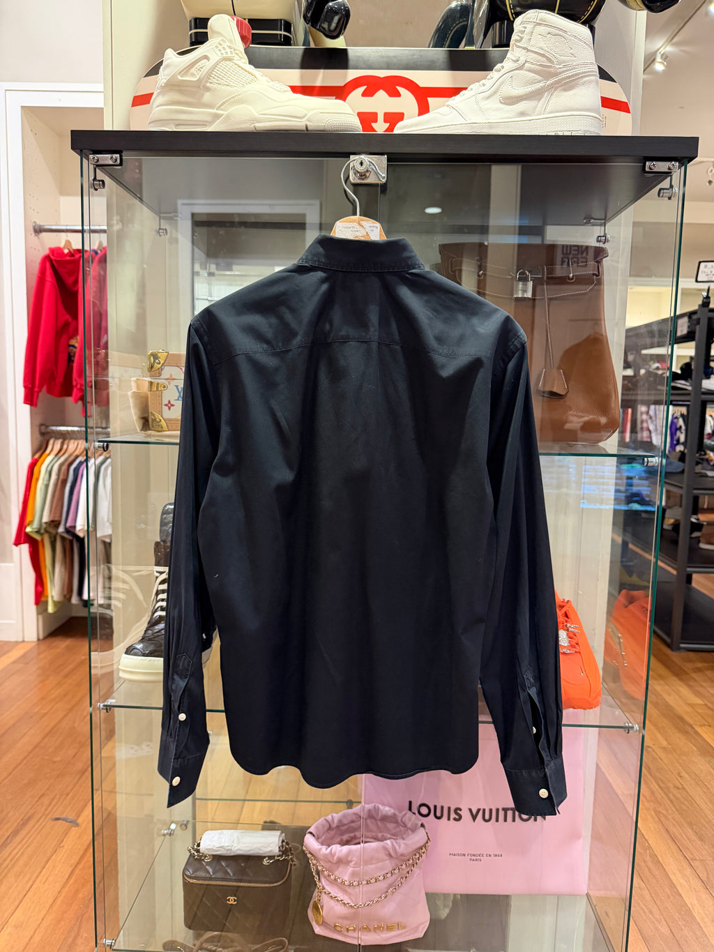 Burberry TB Button DownShirt - Black