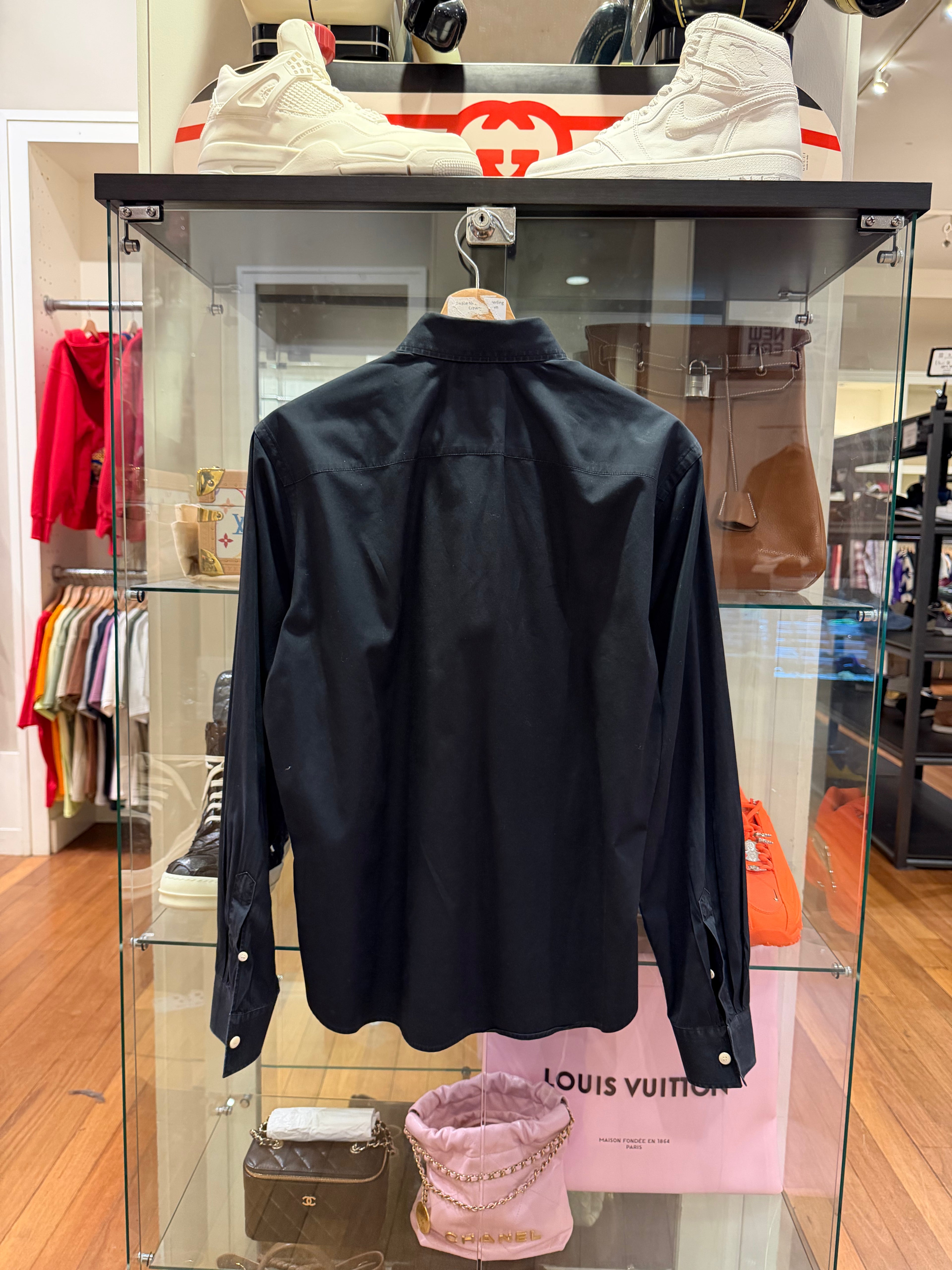 Burberry TB Button DownShirt - Black