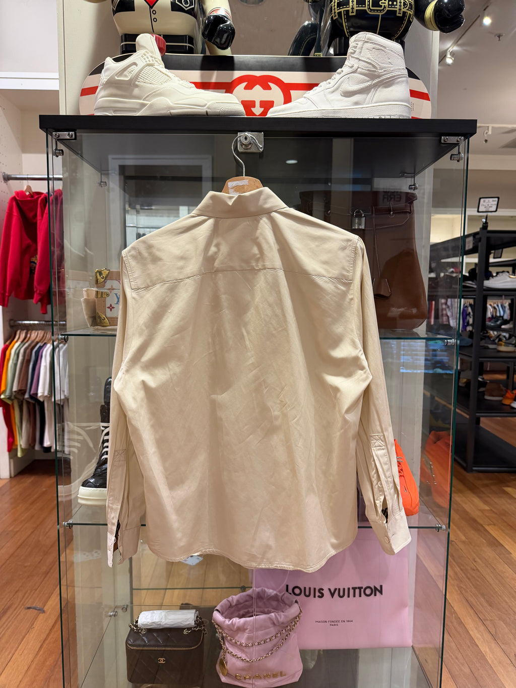 Burberry Button Down Shirt -Beige