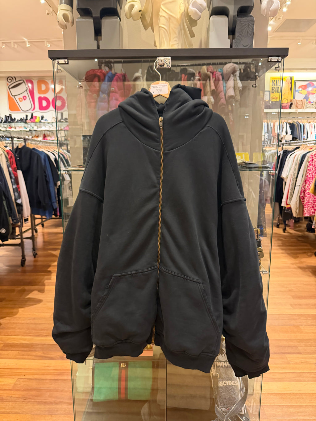 Balenciaga Distressed Sporty B Bomber Jacket FW23