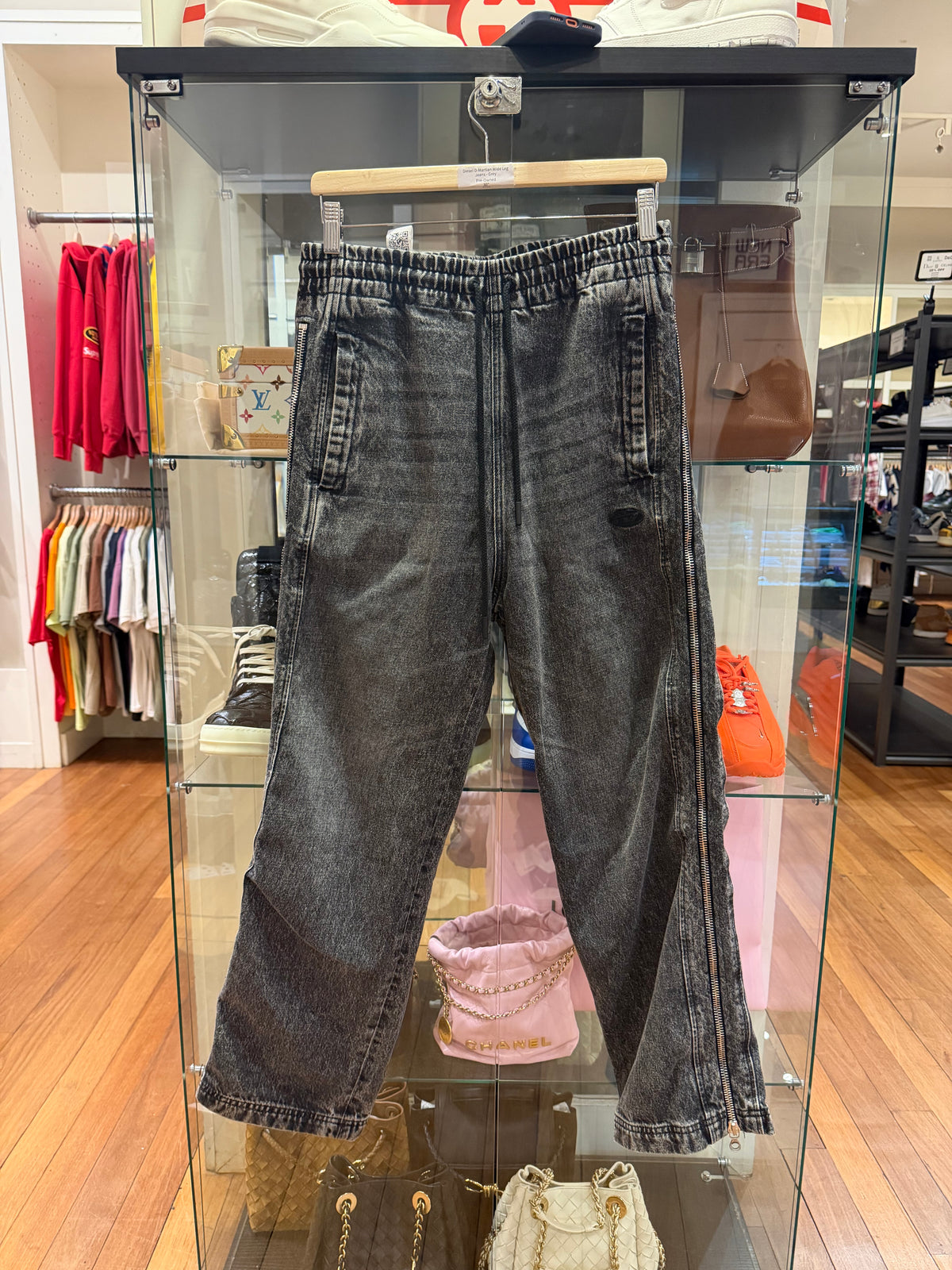 Diesel D Martian Wide Leg Jeans - Grey