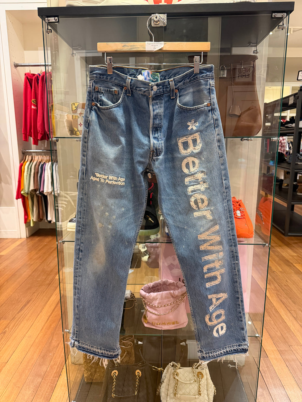 Better With Age ‘In Case You Forgot’ Denim Jeans - Blue