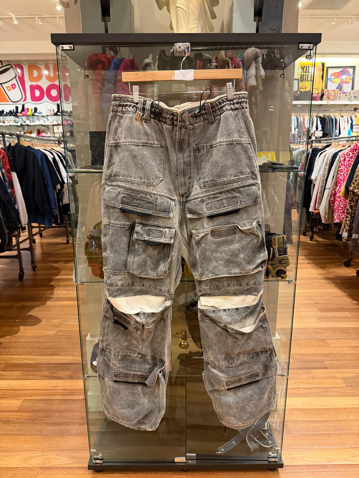 Diesel Multi Pocket Rehab Cargo Utility Jeans