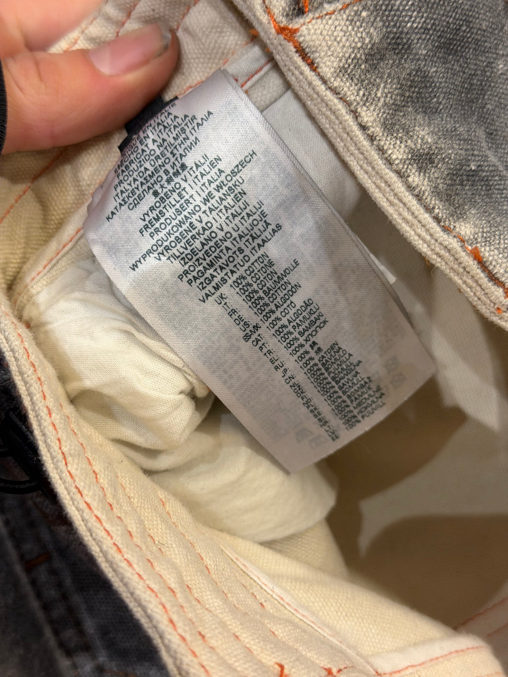 Diesel Multi Pocket Rehab Cargo Utility Jeans