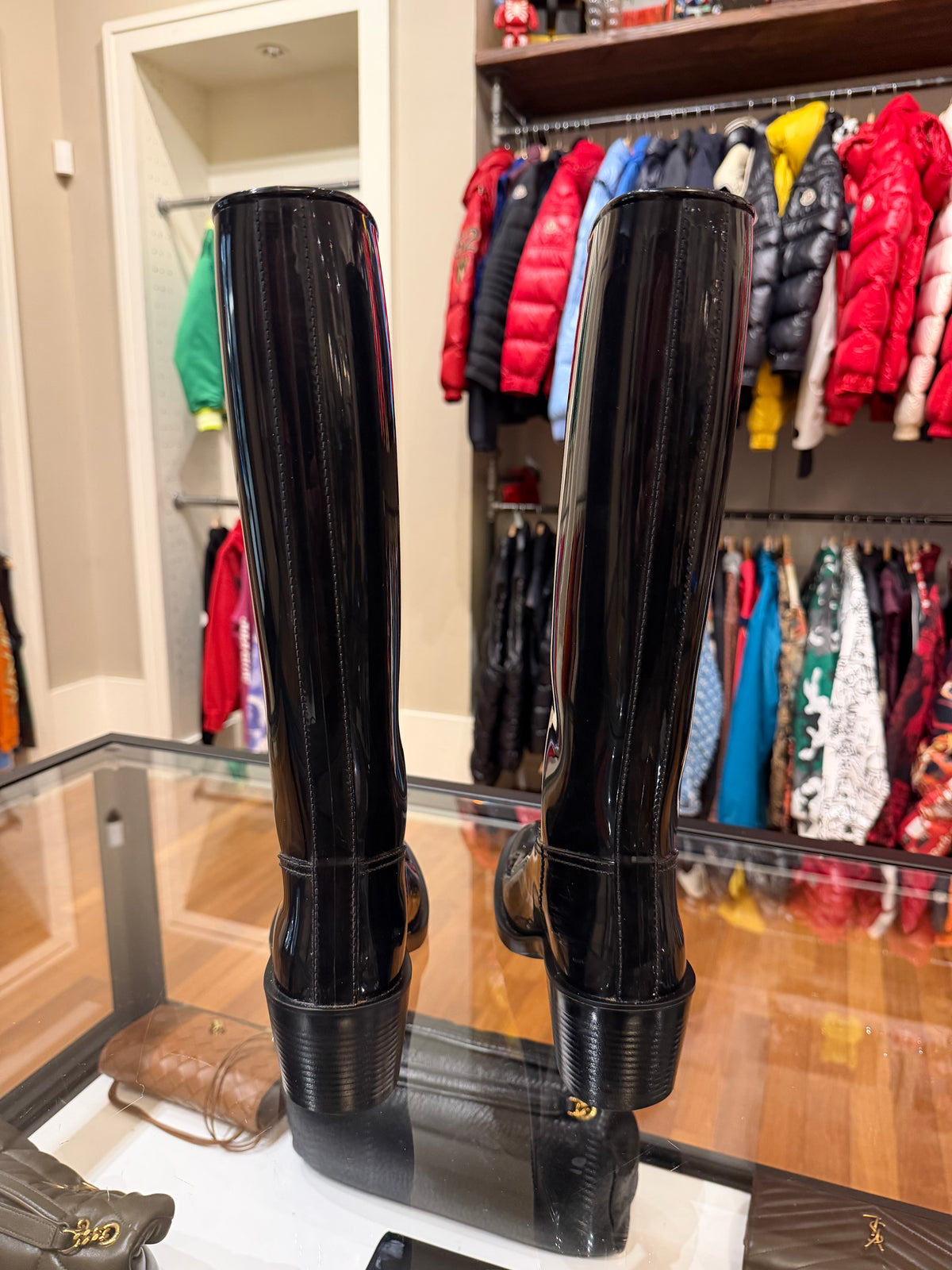 Gucci Interlocking G Logo Rubber Rain Boots