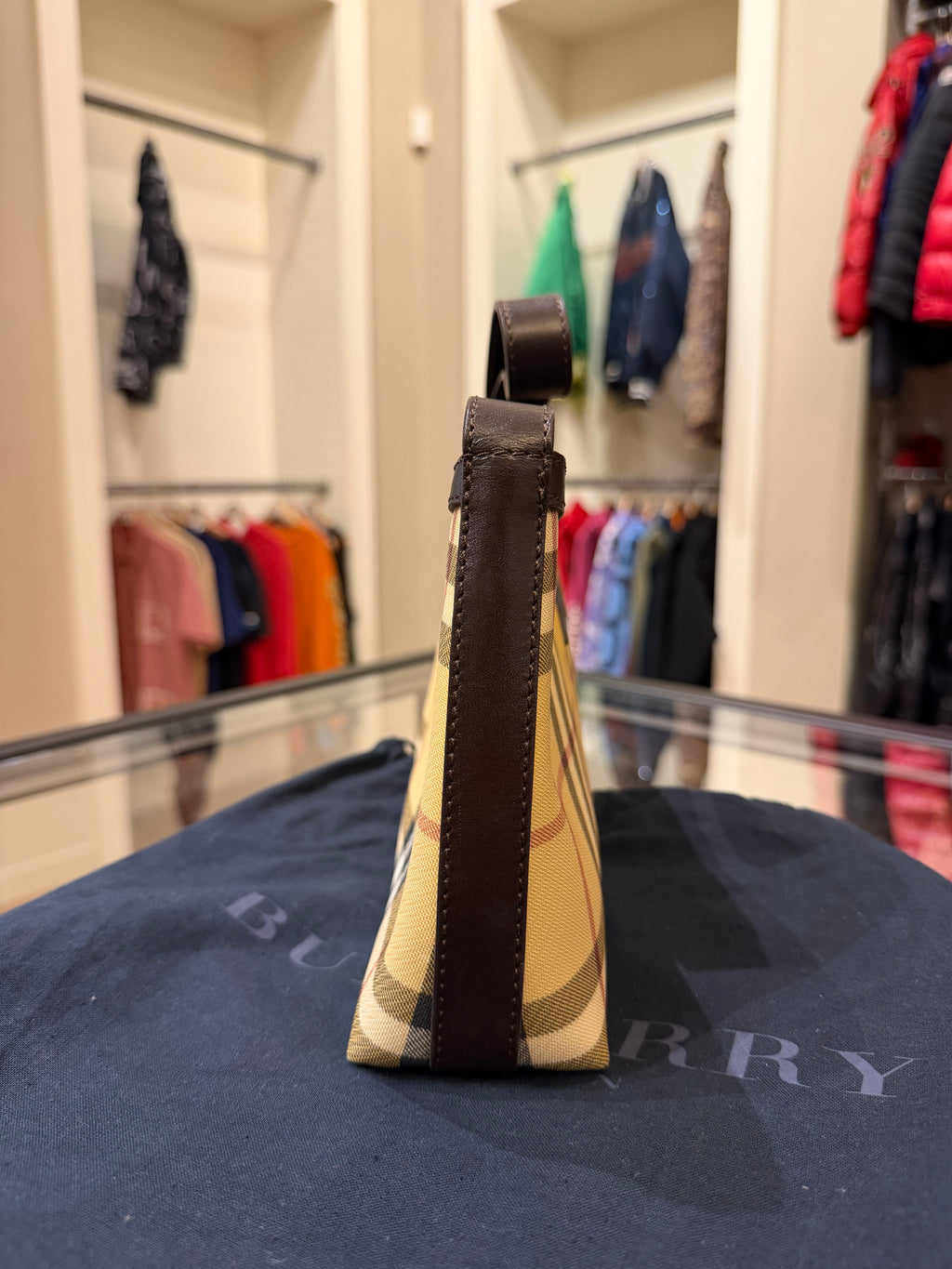 Burberry Nova Check Shoulder Bag