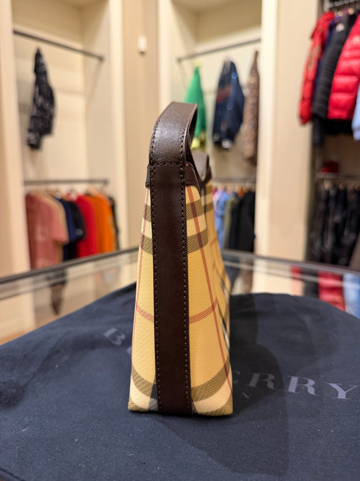 Burberry Nova Check Shoulder Bag