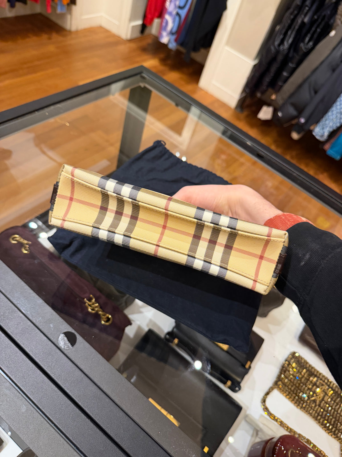 Burberry Nova Check Shoulder Bag