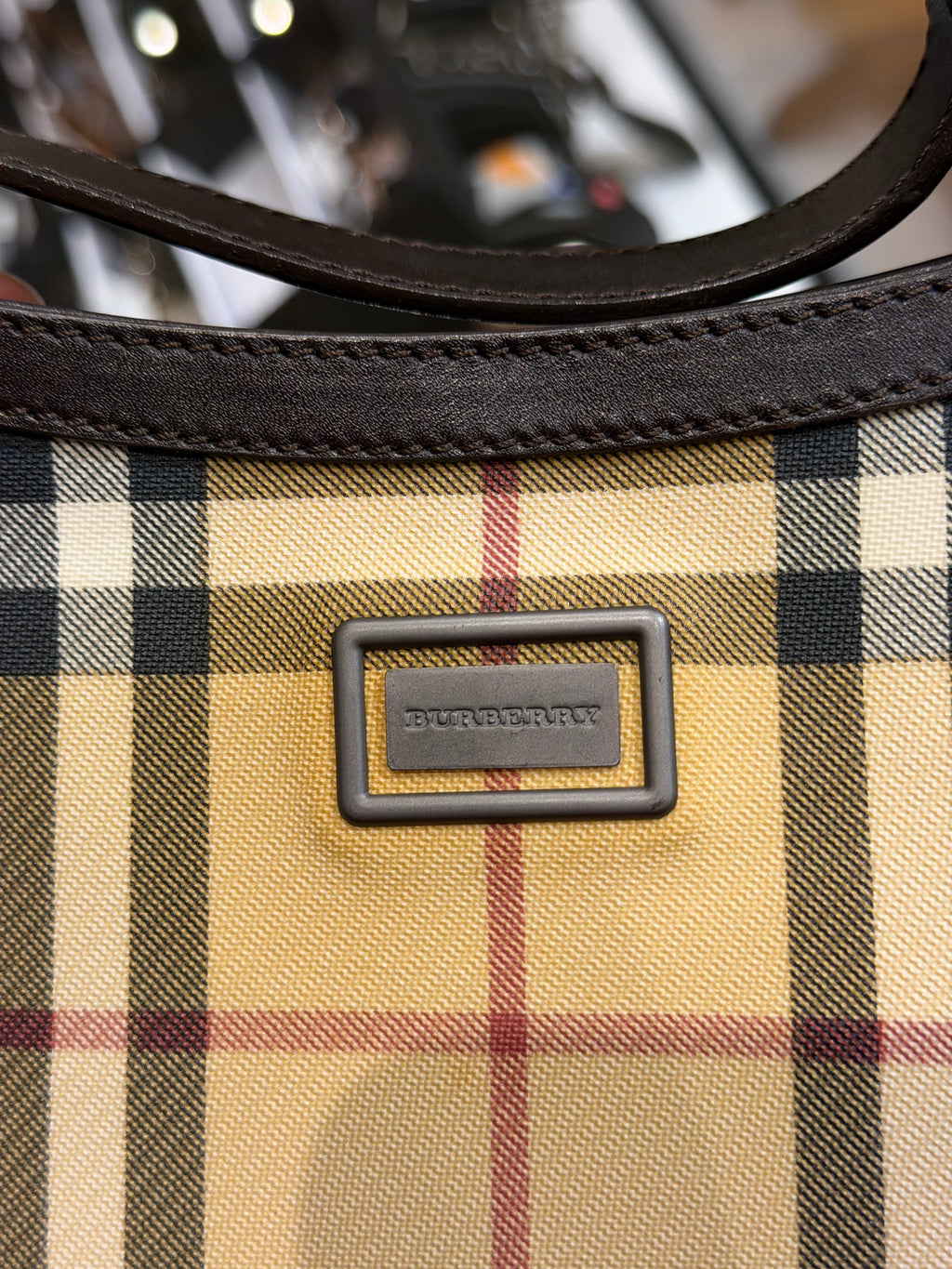 Burberry Nova Check Shoulder Bag