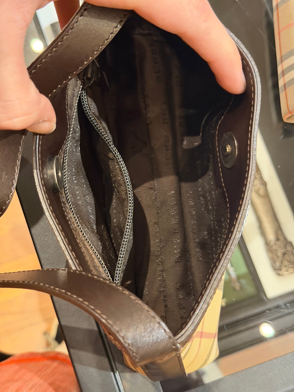 Burberry Nova Check Shoulder Bag