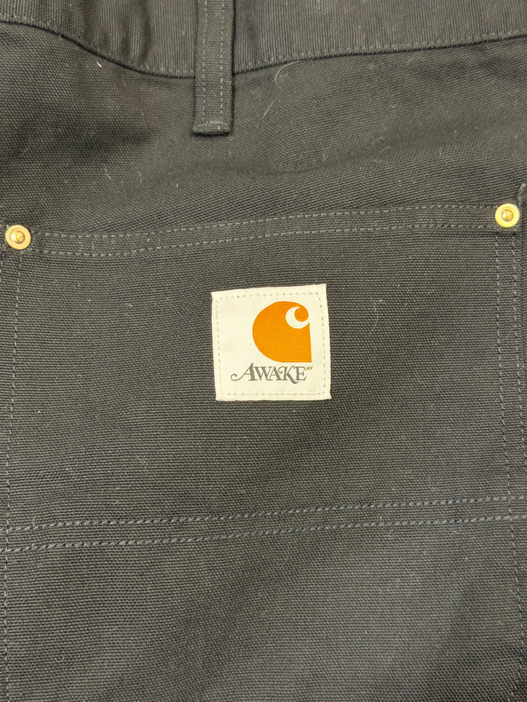 Awake NY x Carhartt WIP Double Knee Pants - Black